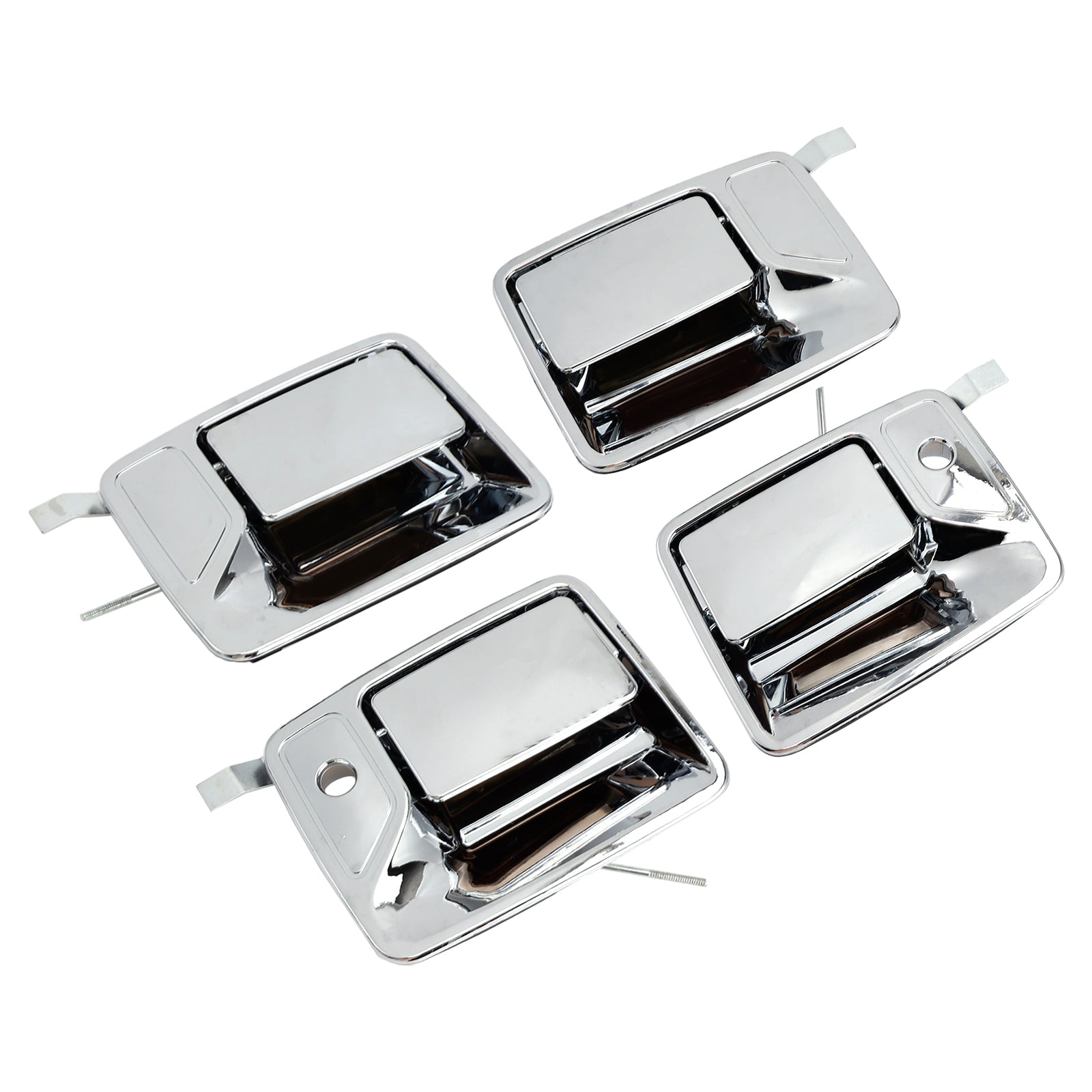 4Pcs Chrome Exterior Door Handle Set For Ford F-250 F-350 Super Duty 99-16