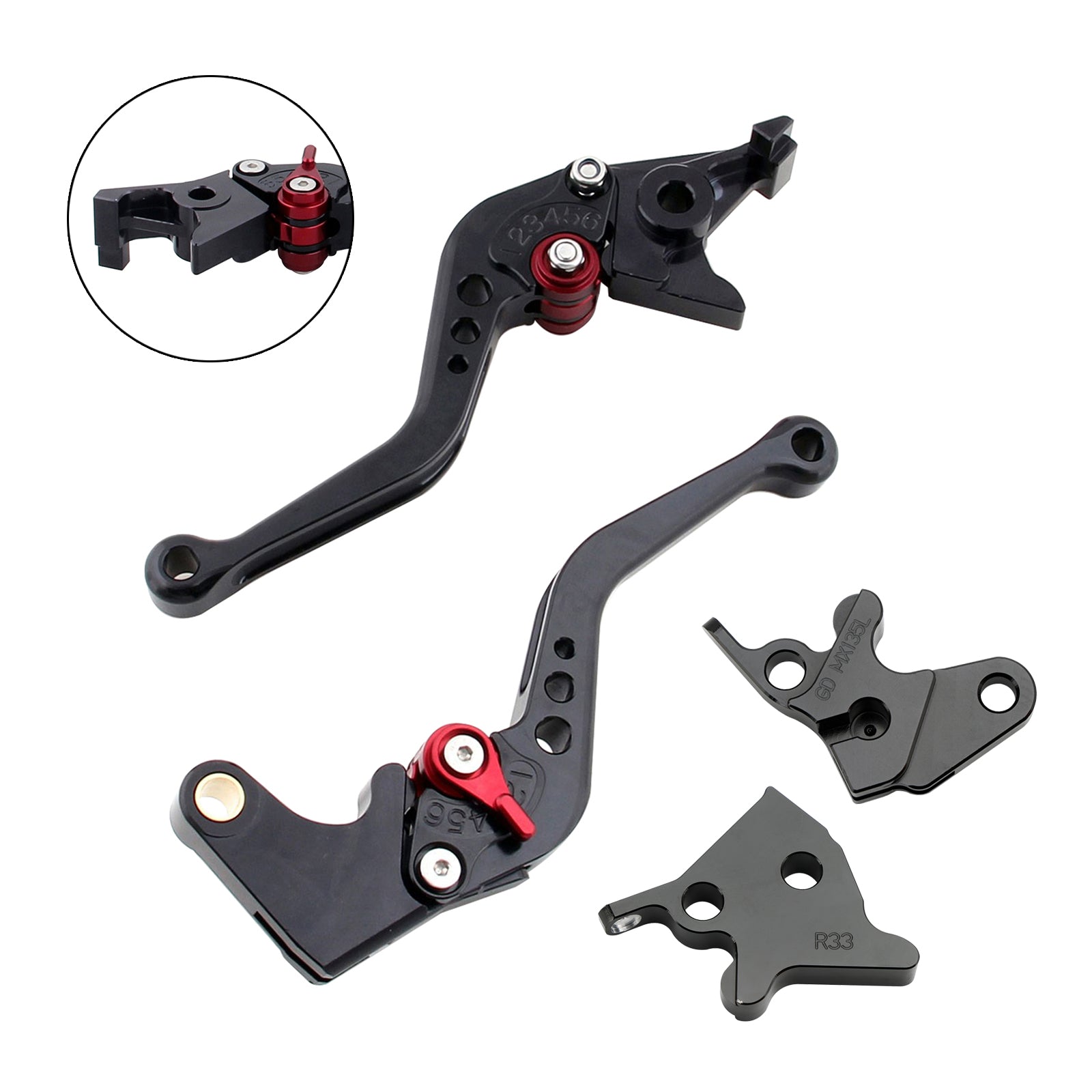 2005-2014 YAMAHA YBR125 NEW Short Clutch Brake Lever