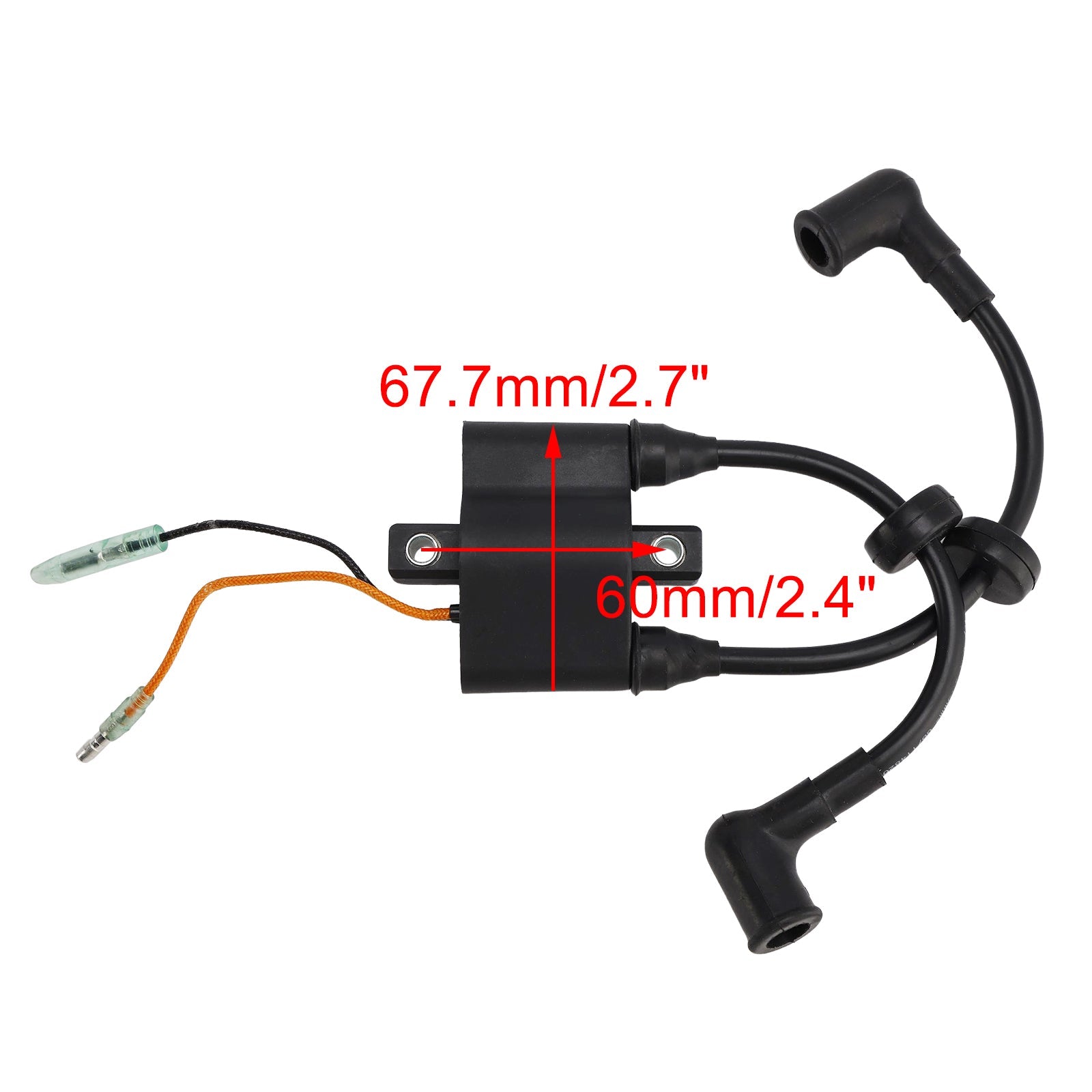 Ignition Coil fit for Yamaha 40HP K40J M(W/)S/L 94-03 6F5-85570-11 6F6-85530-00