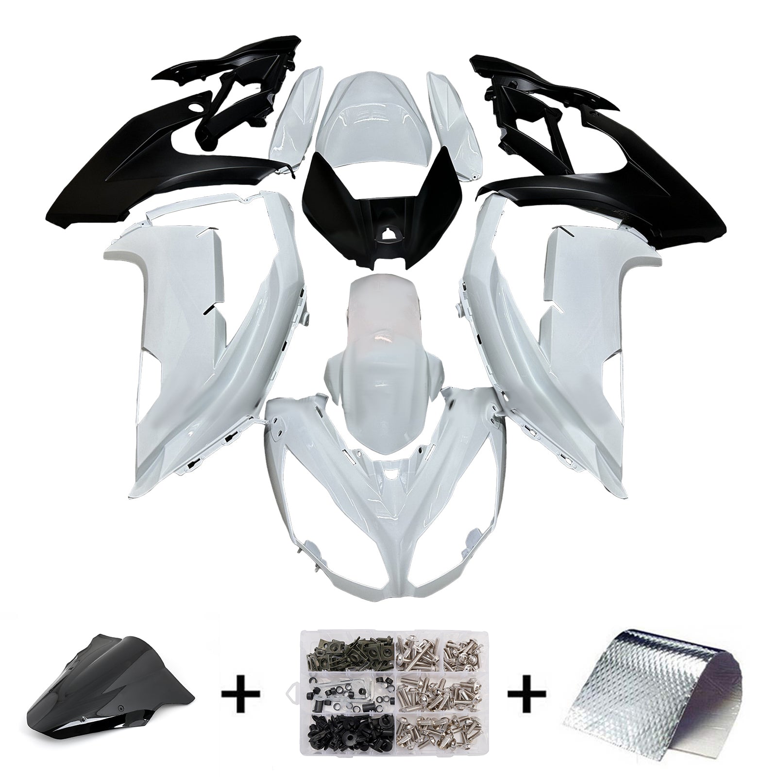 Injection Fairing Kit Bodywork Plastic ABS fit For Kawasaki ER-6F Ninja650 2012-2016