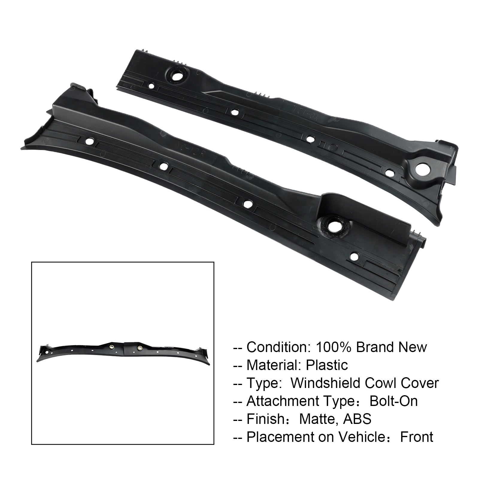 Windshield Cowl Cover 51718159292 For BMW 525i 528i 530i 540i M5 1997-2003