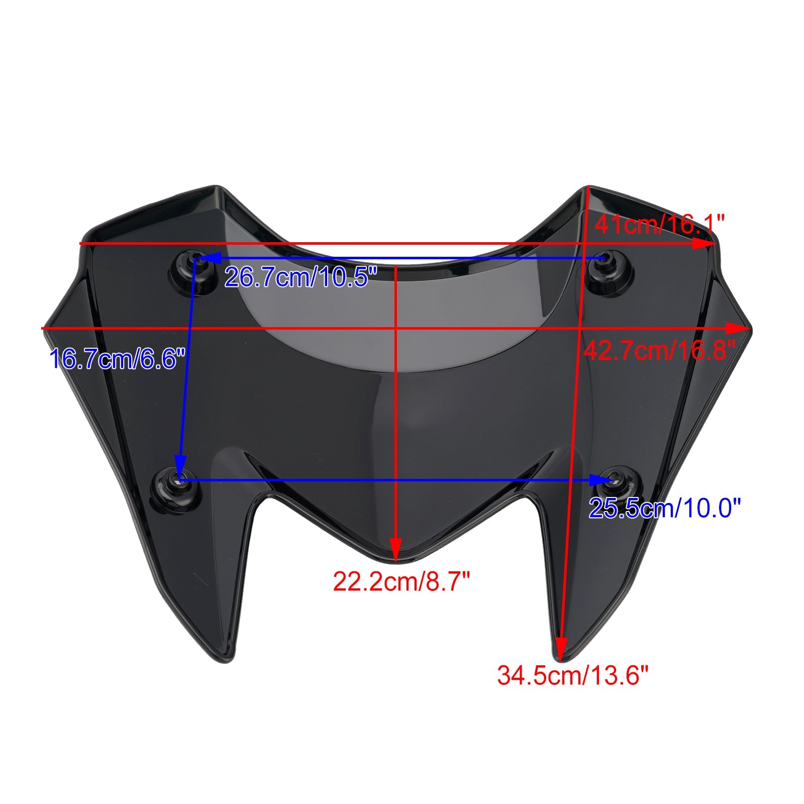 2022-2024 야마하 T-MAX 560 윈드실드 윈드스크린 + 브라켓