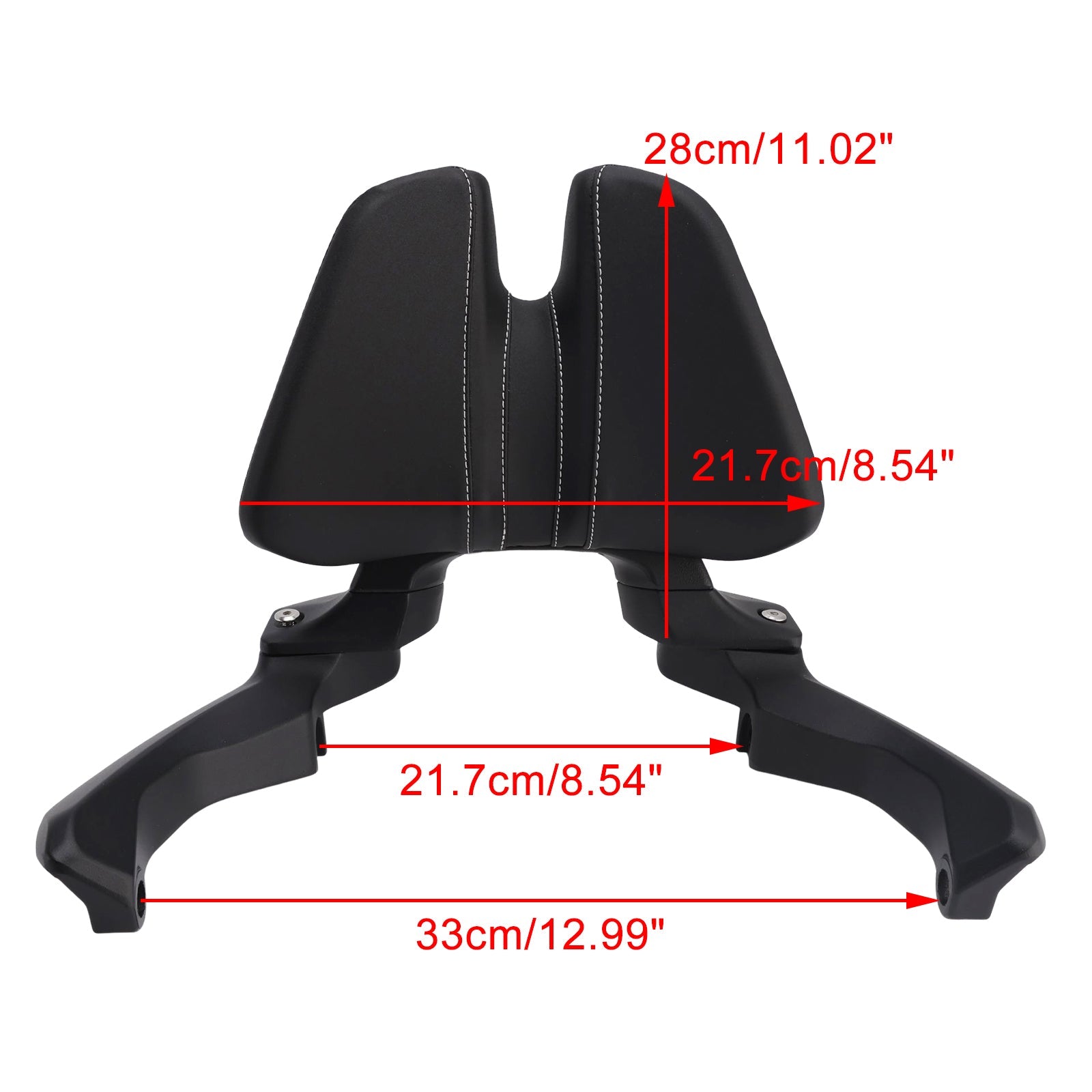 2022-2025 for Honda ADV350 Passenger Sissy Bar Backrest Black