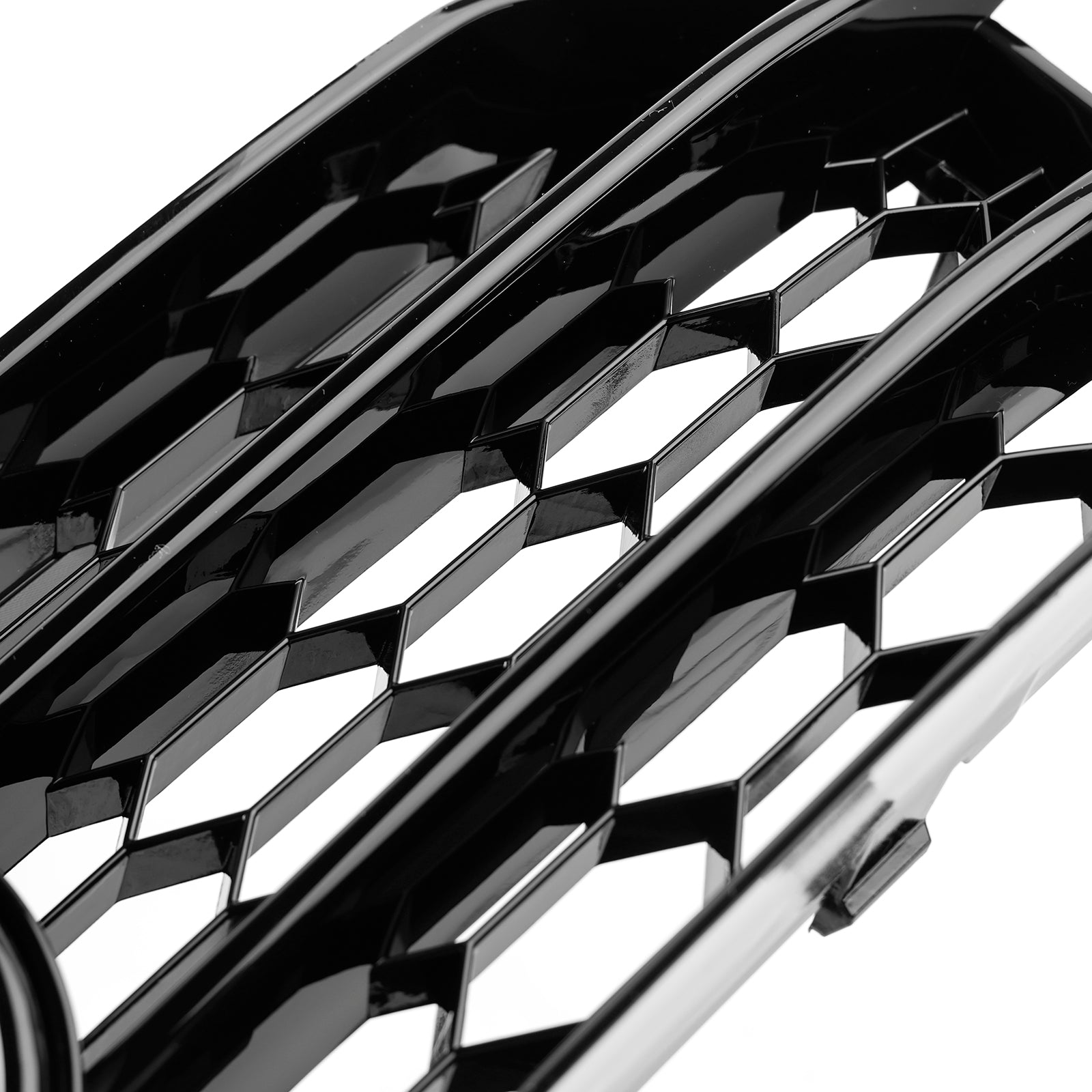 2010-2014 Audi A1 Front Bumper Honeycomb Fog Grille Cover Black