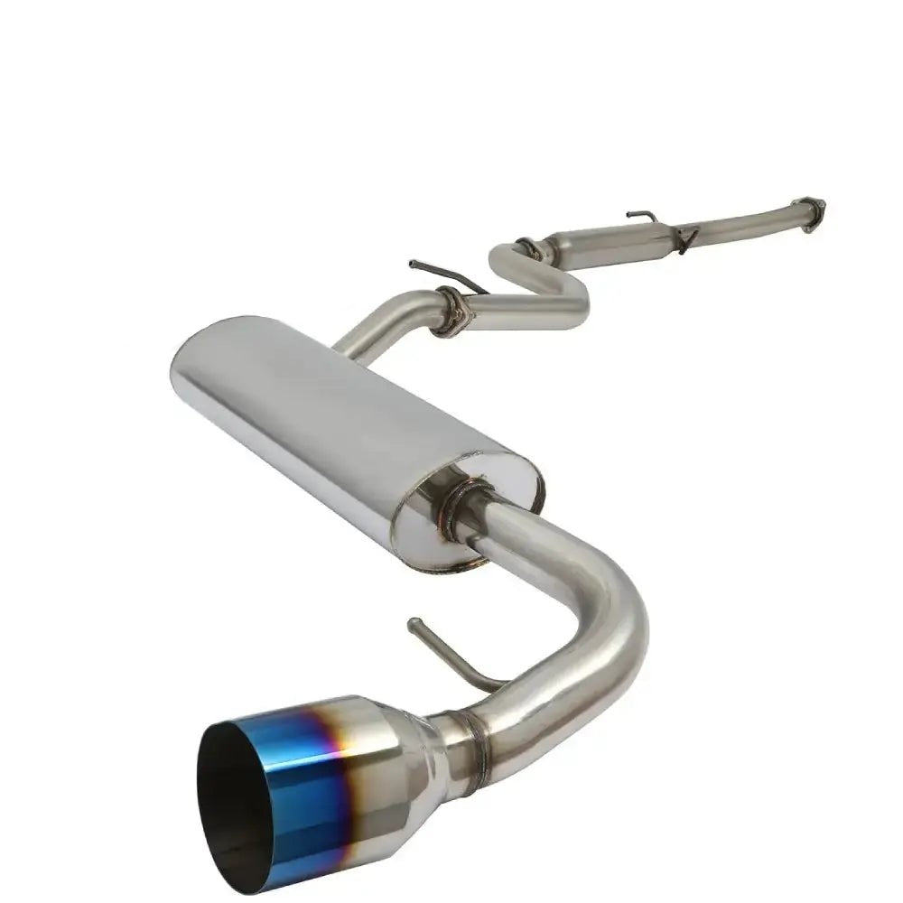 4.5" Burnt Muffler Tip Racing Catback Exhaust System for Honda CRX 1.5L 1990-1991