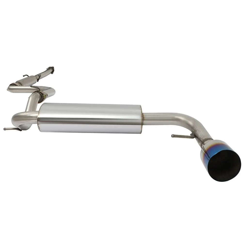 4.5" Burnt Muffler Tip Racing Catback Exhaust System for Honda CRX 1.5L 1990-1991