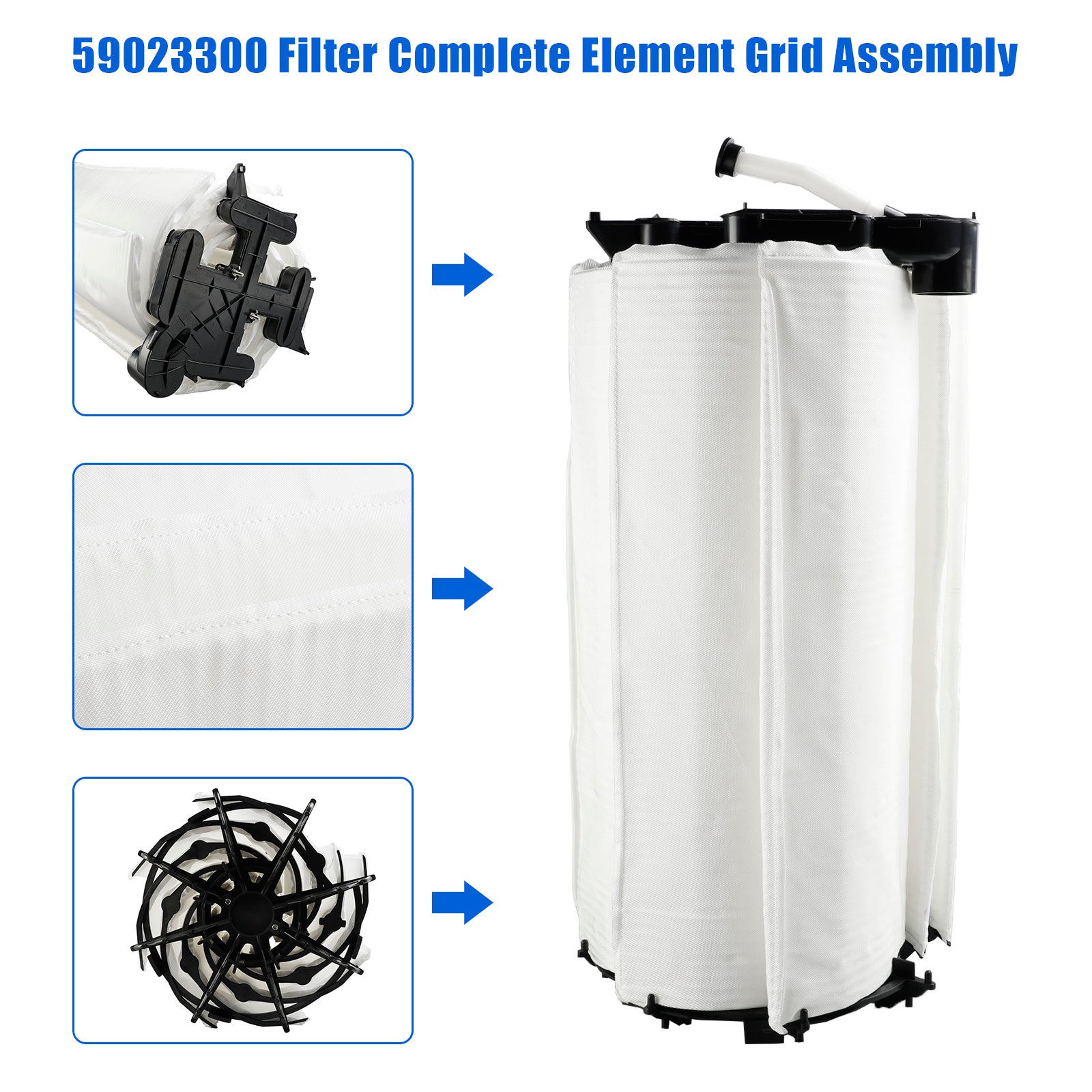 59023300 Filter Grid Assembly For 60 sq. ft FNS Plus Pool and Spa