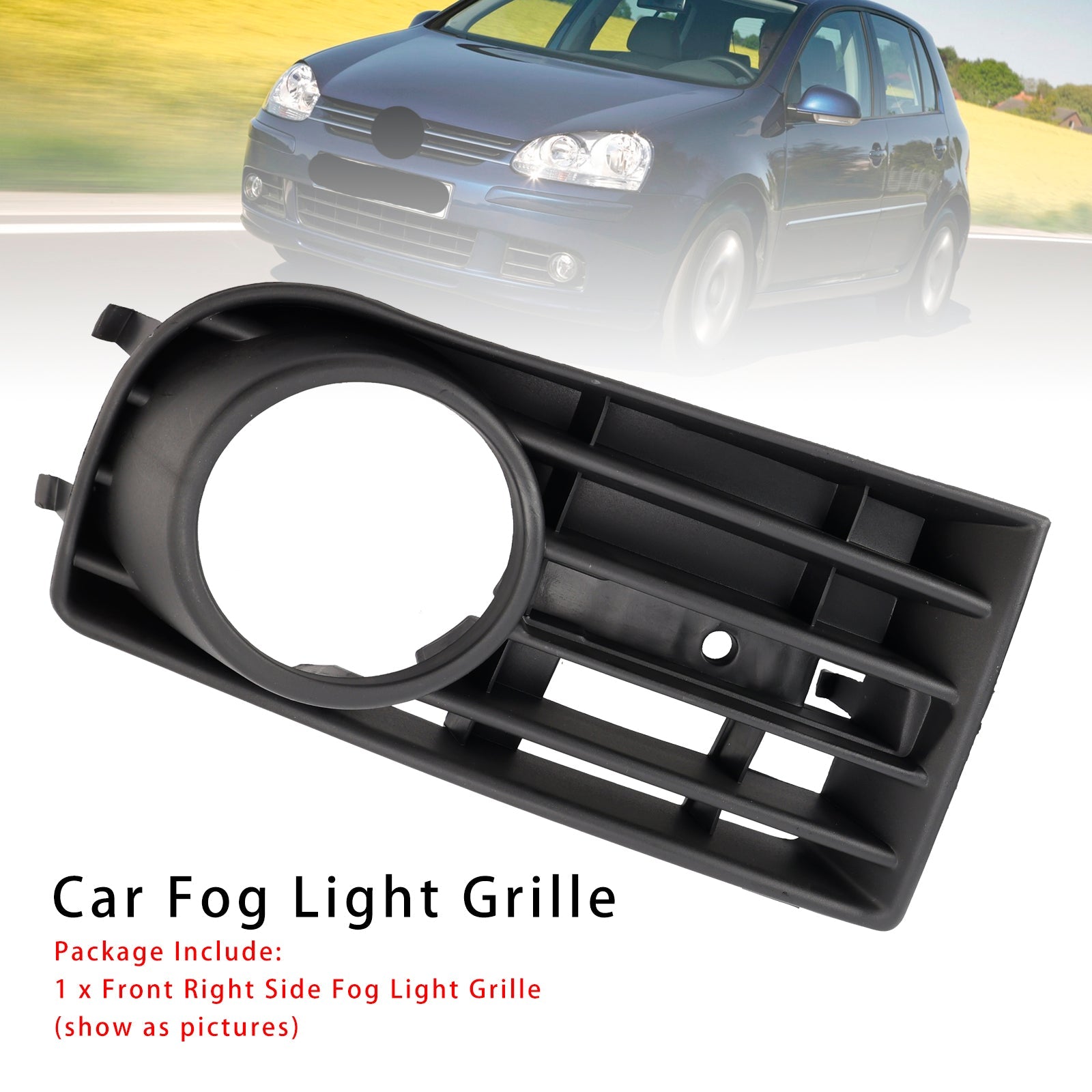 2003-2009 VW Golf V MK5 Front Right Side Bumper Grille Fog Light Grill 1K0853666B