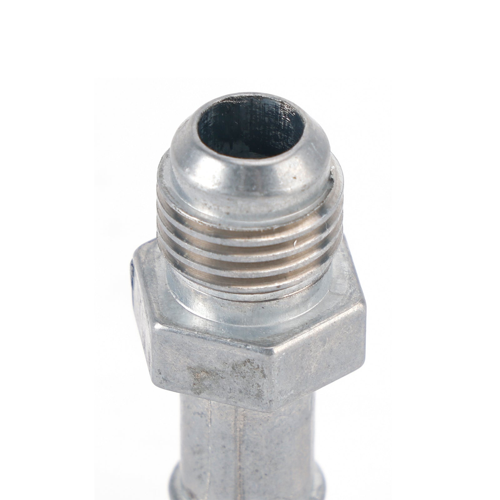 6AN Male Flare to 3/8" (.375") Transmission Cooler Quick Disconnect Adapter