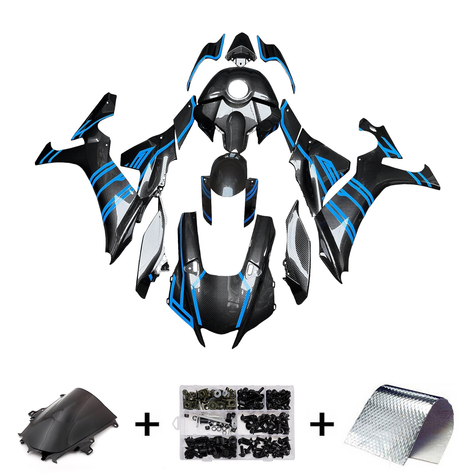 Injection Fairing Kit Bodywork Plastic ABS fit For Yamaha YZF-R1 2020-2025