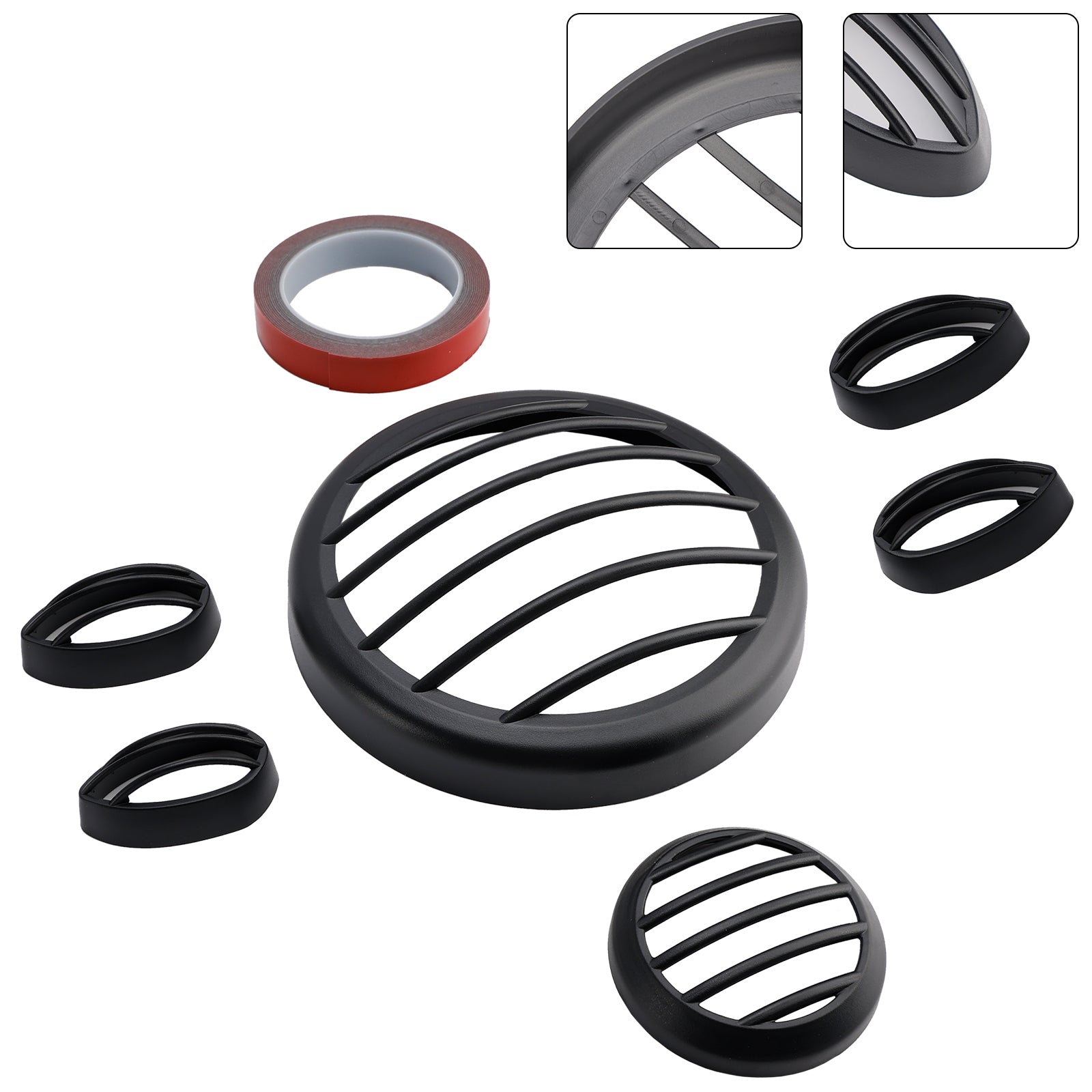 2023-2024 Yamaha Pg-1 Headlight Guard Shield Cover Grille Black Kit