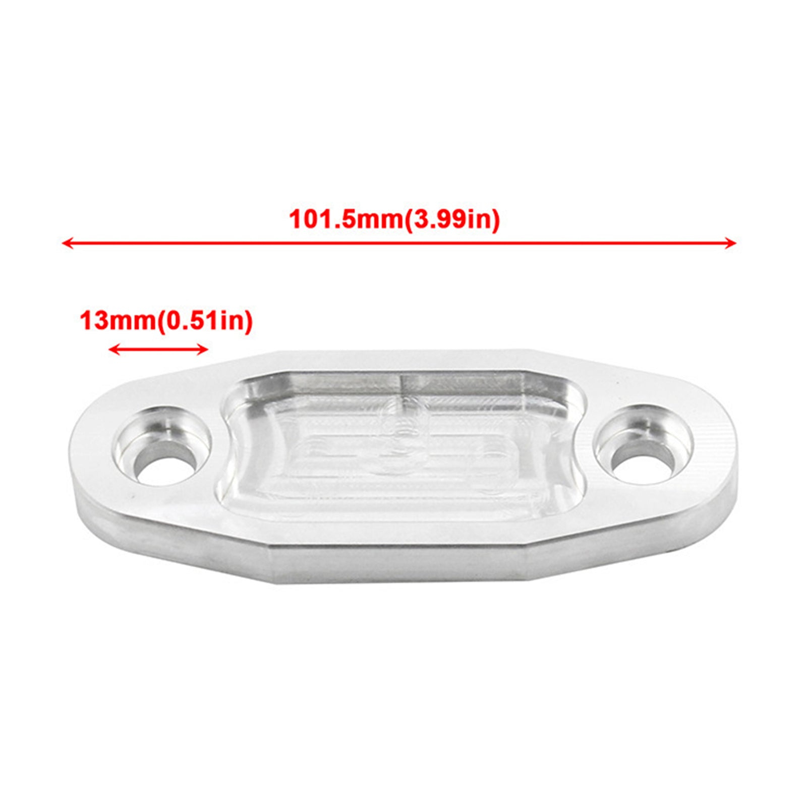 Aluminum Fuel Pump Block Off Plate for Ford 351C 351M 400M V8