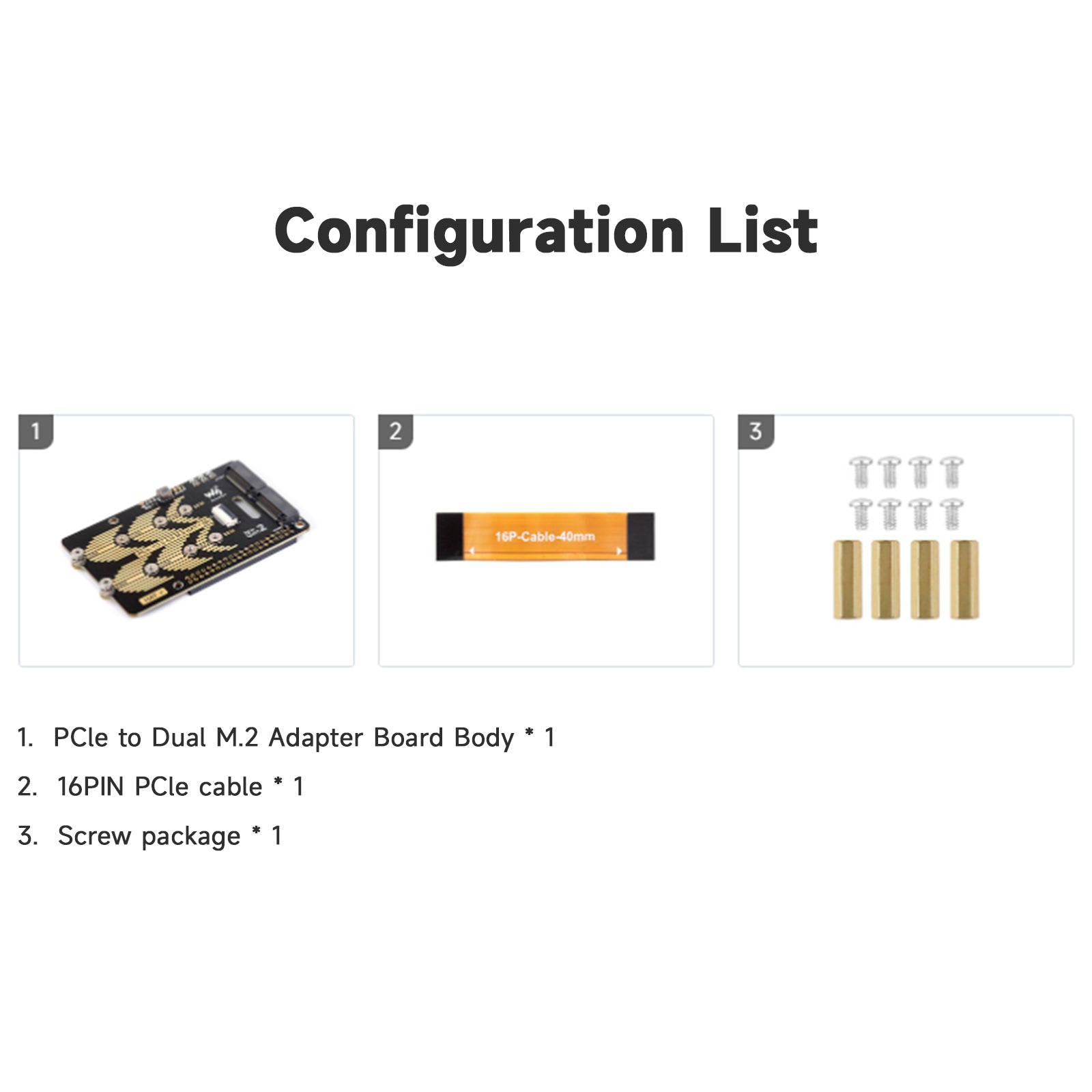 Raspberry Pi 5 PCIe Dual Channel Rotary Board Nvme Protocol Dual M.2 Hard Disk