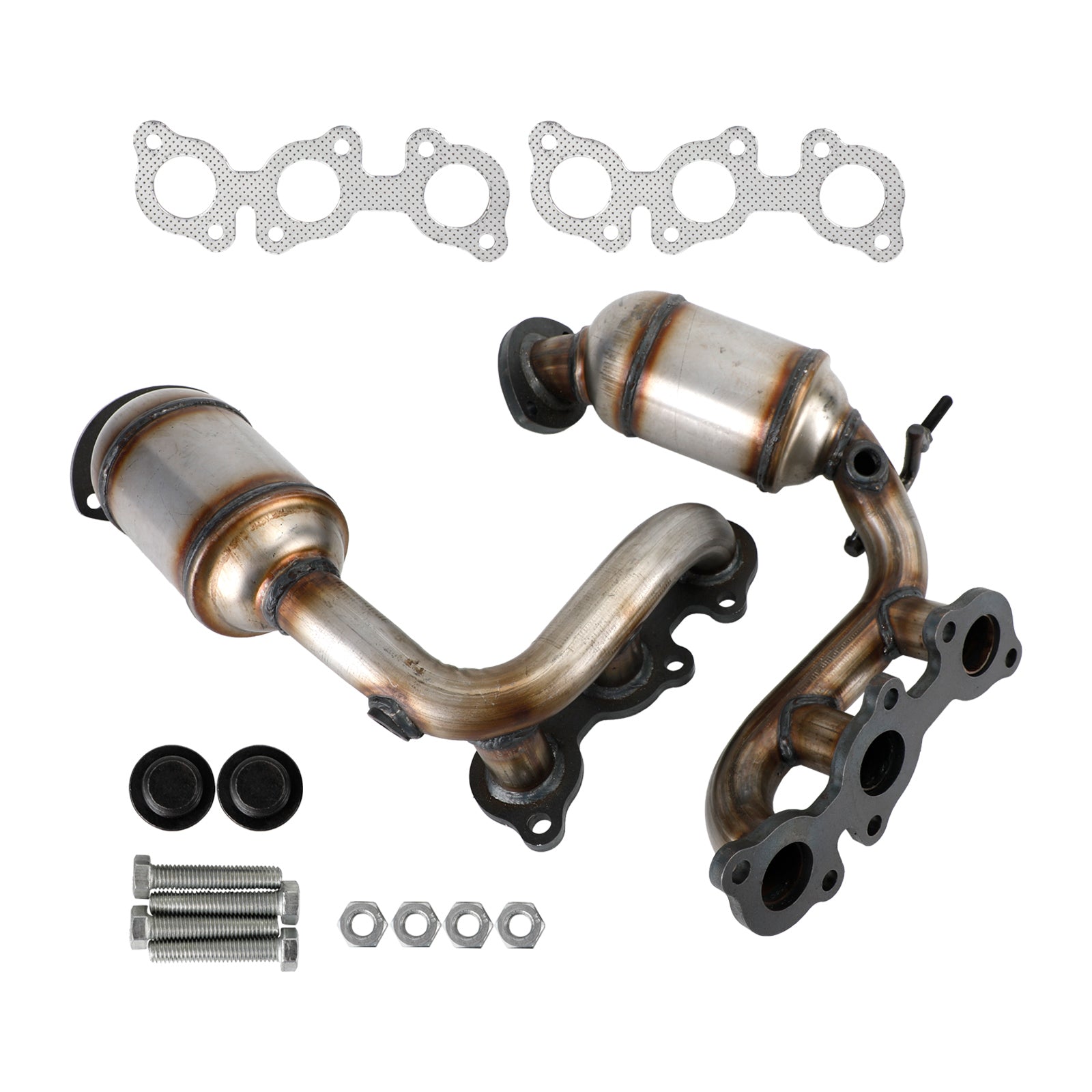 2004-2007 Toyota Highlander 3.3L Manifold Bank1 y BANK2 Convertidores catalíticos