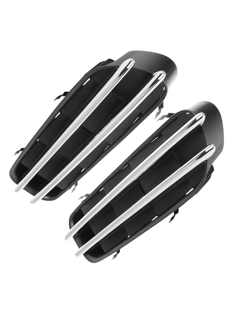 Pair Wing Fender Grille Cover Panel For BMW 5 Series E39 E60 E61 M5 51137896850