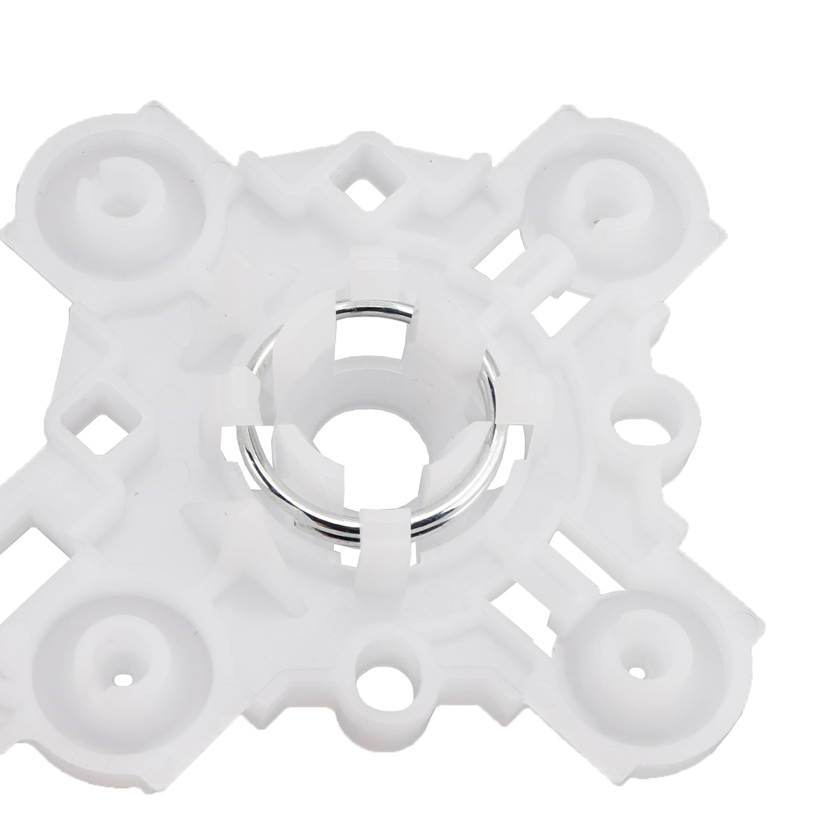 Left Car Side Mirror Glass Lens White Plastic Bracket Clip Holder for Honda