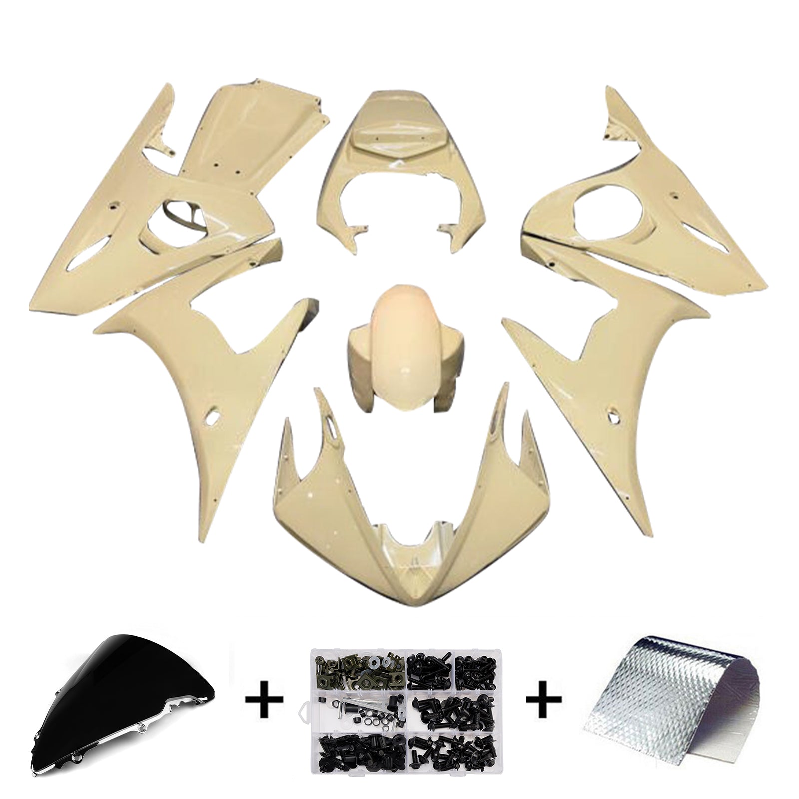 Injection Fairing Kit Bodywork For Yamaha YZFR6 YZF-R6 2005