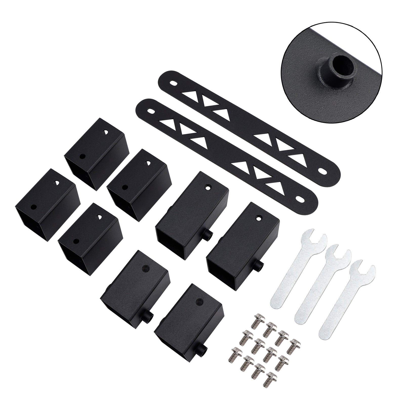 Driver & Passenger Seat Raiser Adaptor Kit For Polaris Rzr Pro Xp 20-23 Turbo