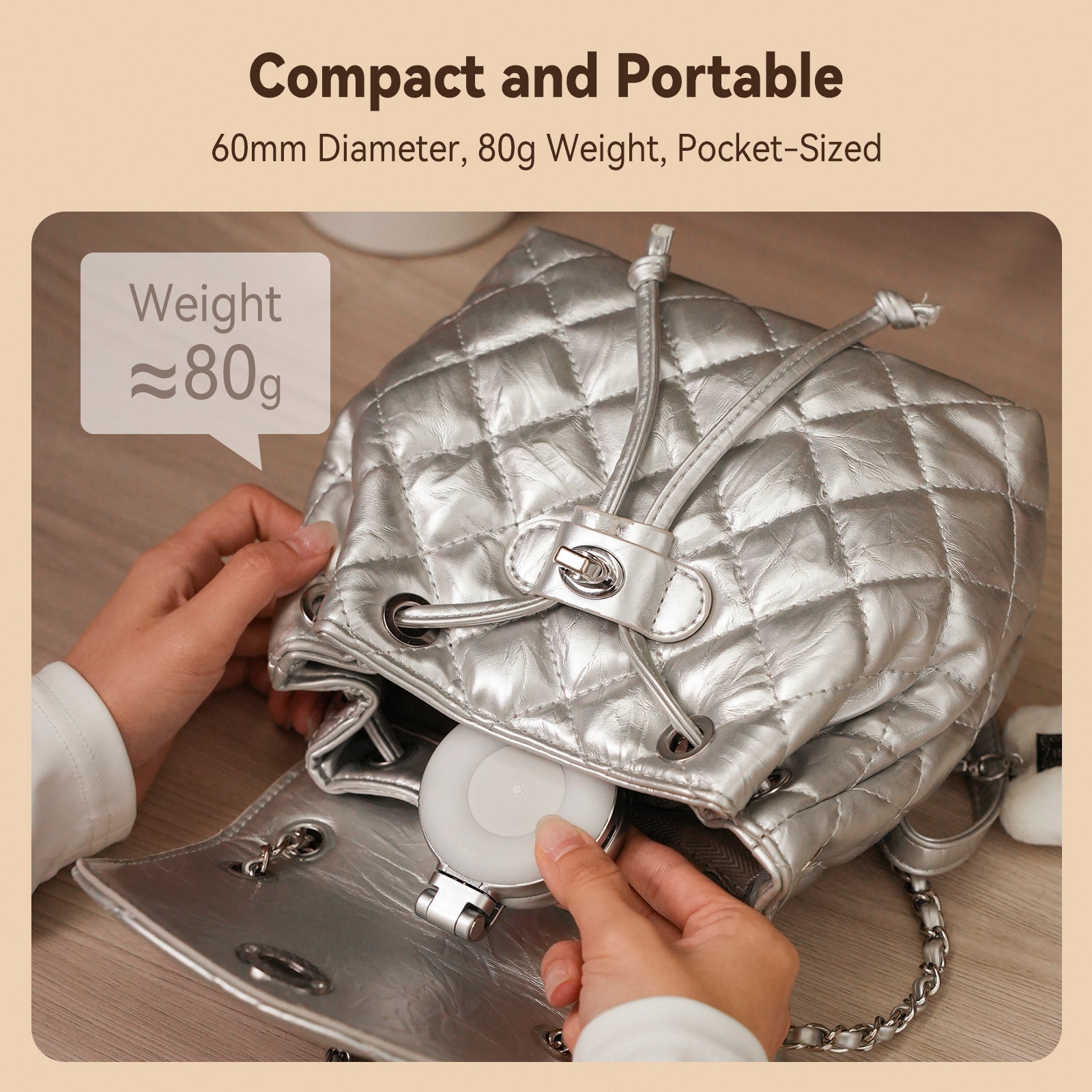 Mobile Phone Magnetic Beauty Fill Light Portable Rotating Stretch Pocket Light