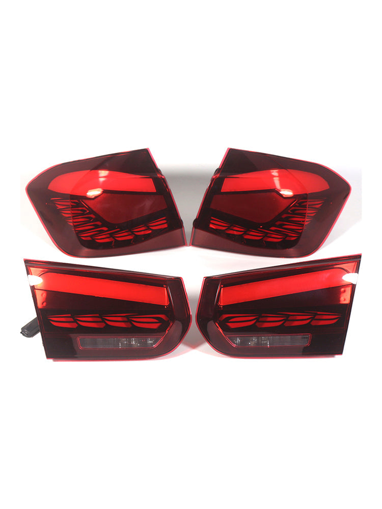 2012-2018 BMW 3 Series F30 F35 F80 L&R Red LED Tail Lights Rear Lamp Assembly 63217313039 63217372793