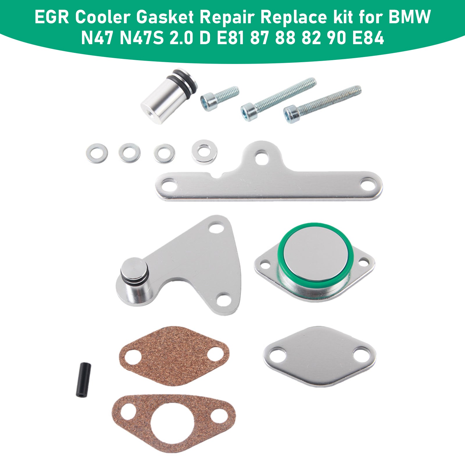EGR Cooler Gasket Repair Replace kit for BMW N47 N47S 2.0 D E81 87 88 82 90 E84