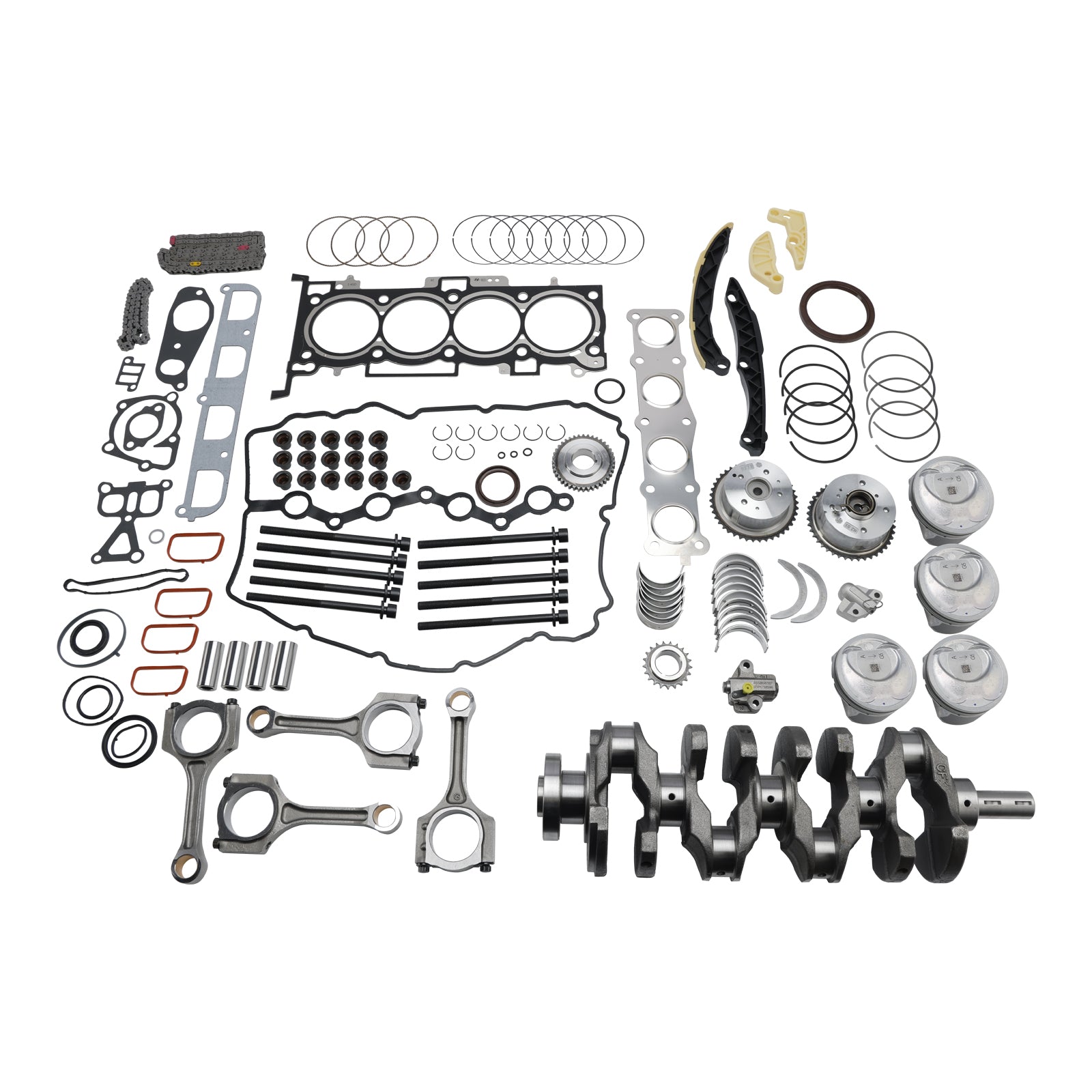 G4KJ Engine Overhaul Rebuild Kit w/Crankshaft & Rods & Timing Kit For