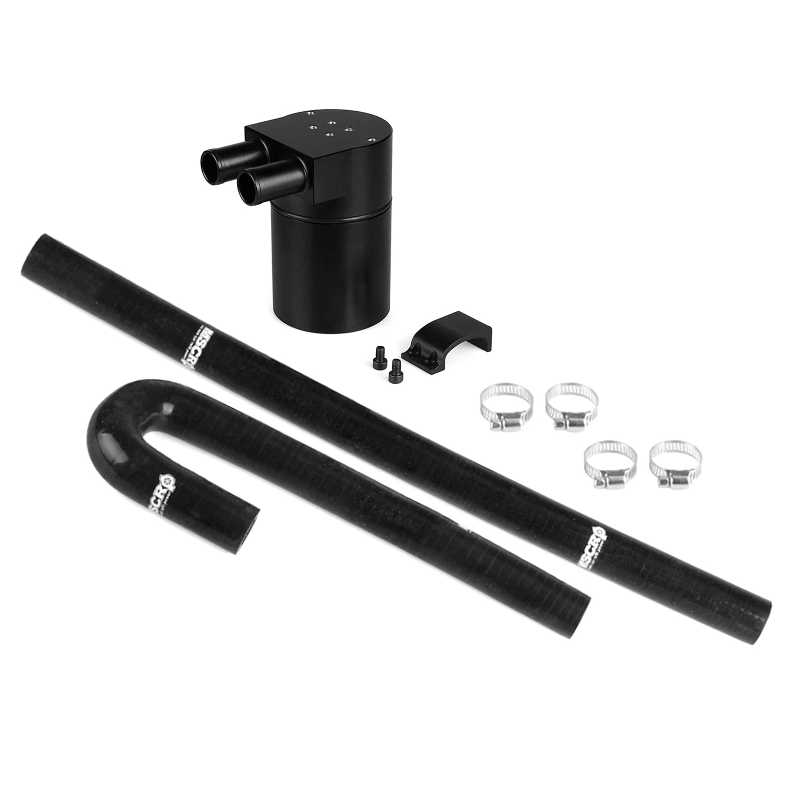 Oil Catch Can Tank with Silicone Radiator Hose For BMW N54 335i E90 2006-2010