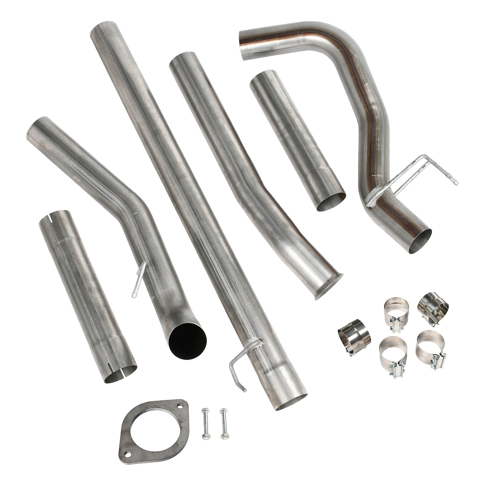 4" DPF Delete Race Pipe Downpipe-Back Cab&Chassis for Ford 6.7 Powerstroke 2011-2019