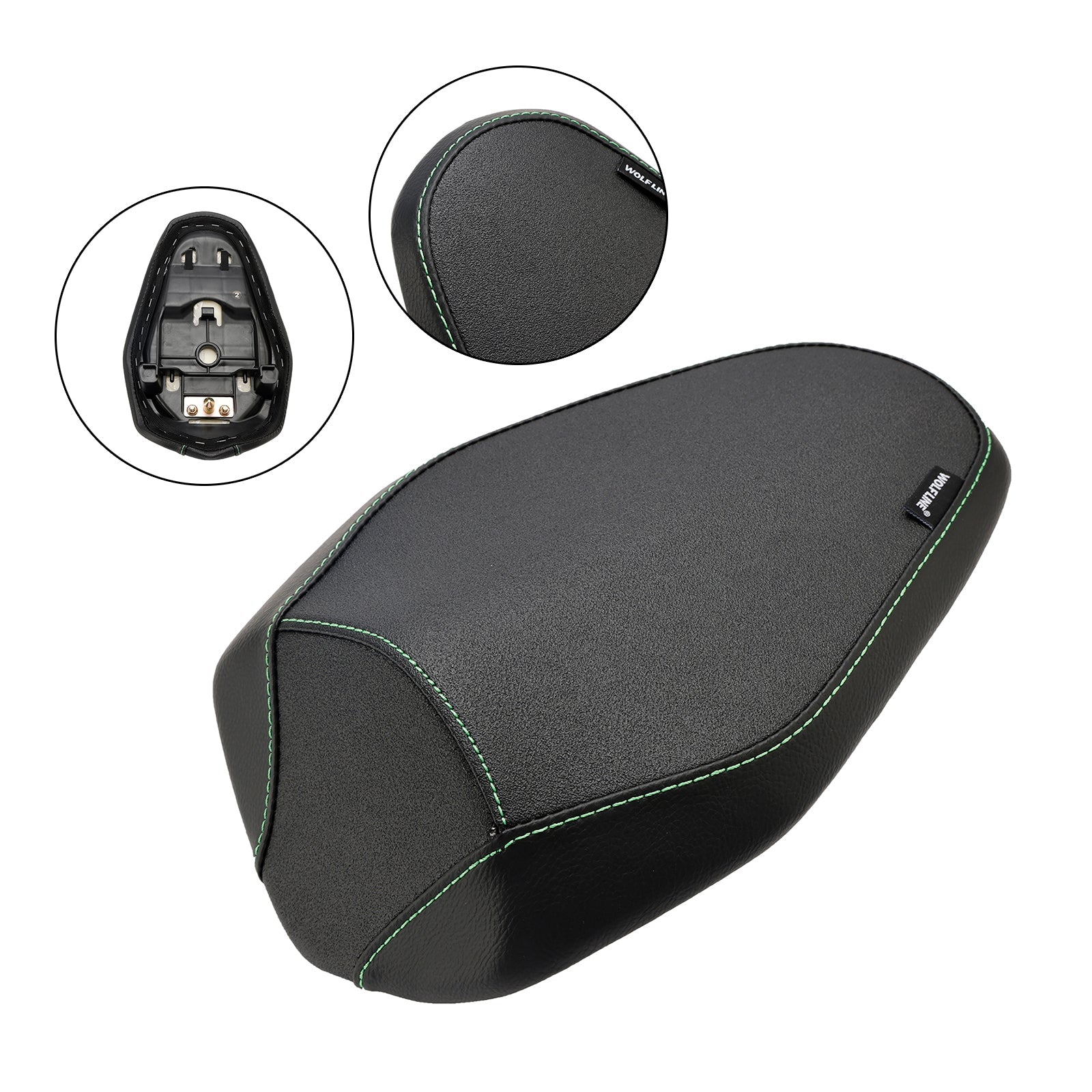 2023 Kawasaki Zx-4R Zx-4Rr Rear Passenger Seat Cushion Pillion Flat Blacka