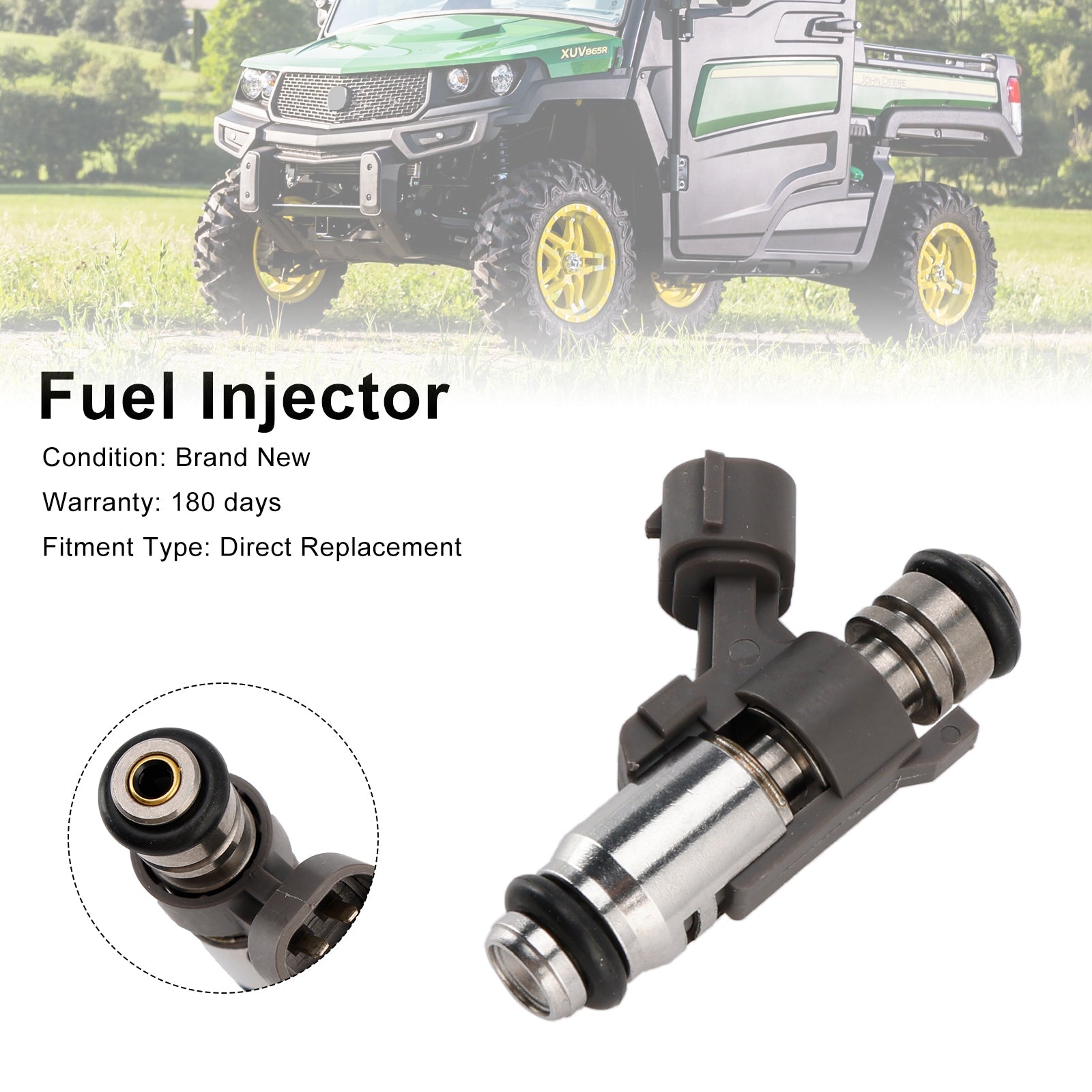 1PCS Fuel Injector AUC11700 Fit John Deere Gator XUV835M XUV835E XUV825E