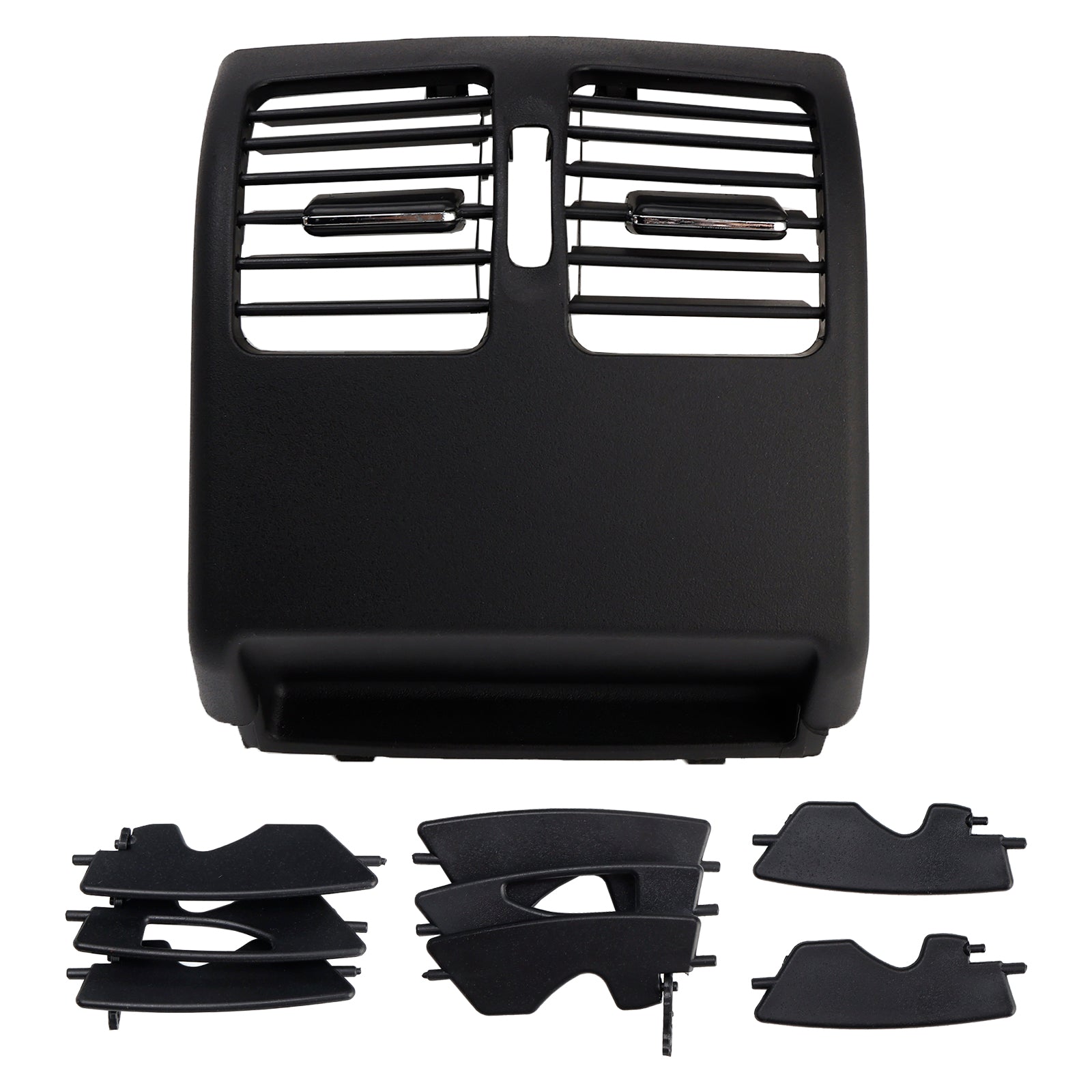 2007-2014 Mercedes Benz C-Class W204 Rear Center Console Air Vent AC Panel Cover Black