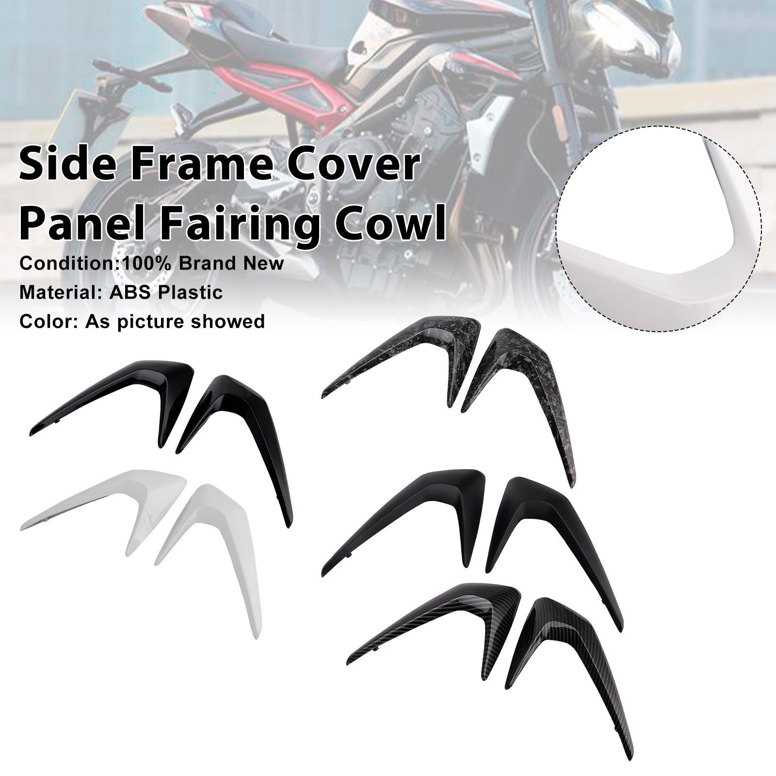 2020-2022 Street Triple 765 R/RS Side Frame Cover Panel Fairing