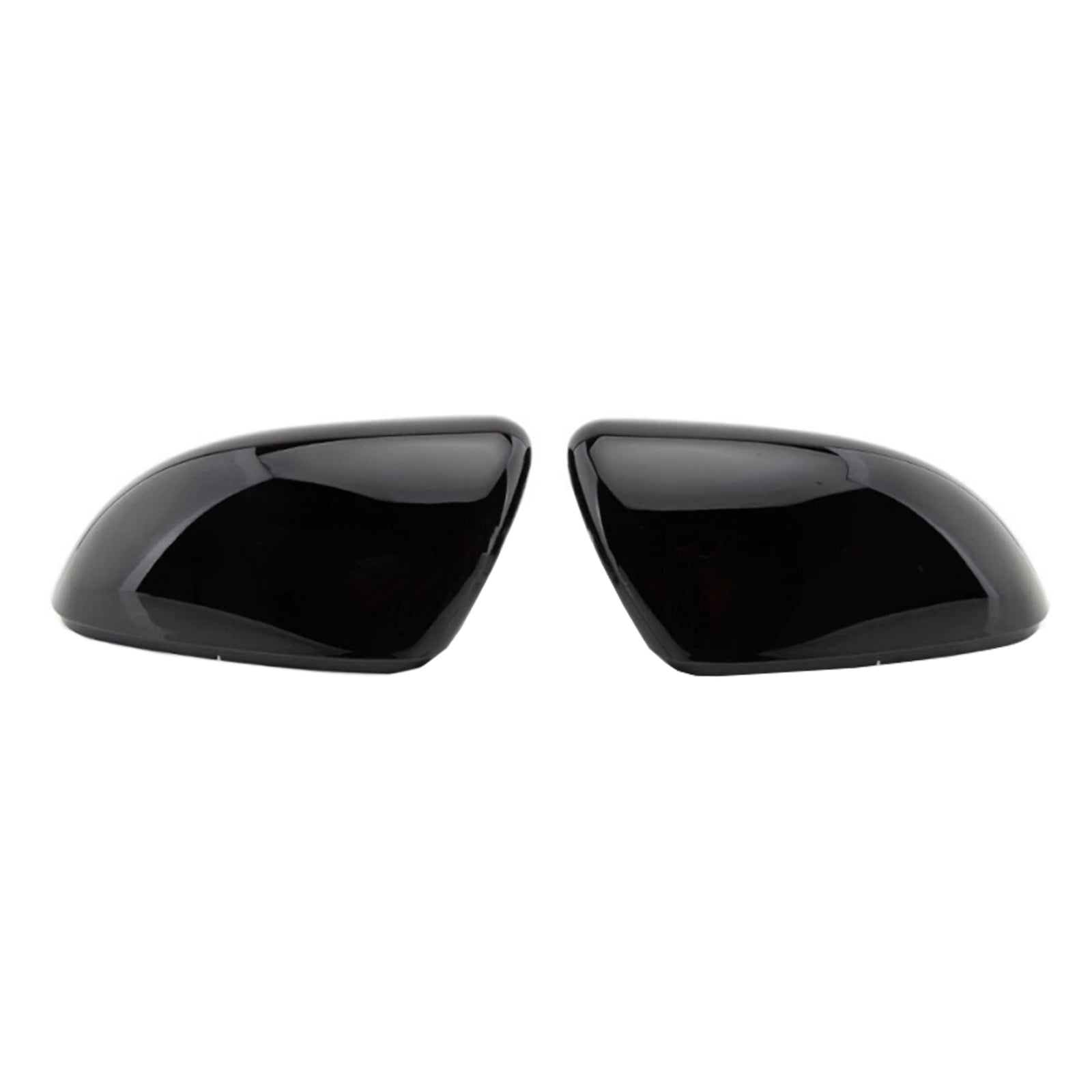 2pcs Gloss Black Door Wing Mirror Cover Caps Casing For VW Golf MK6 2009-2013 5K0857538