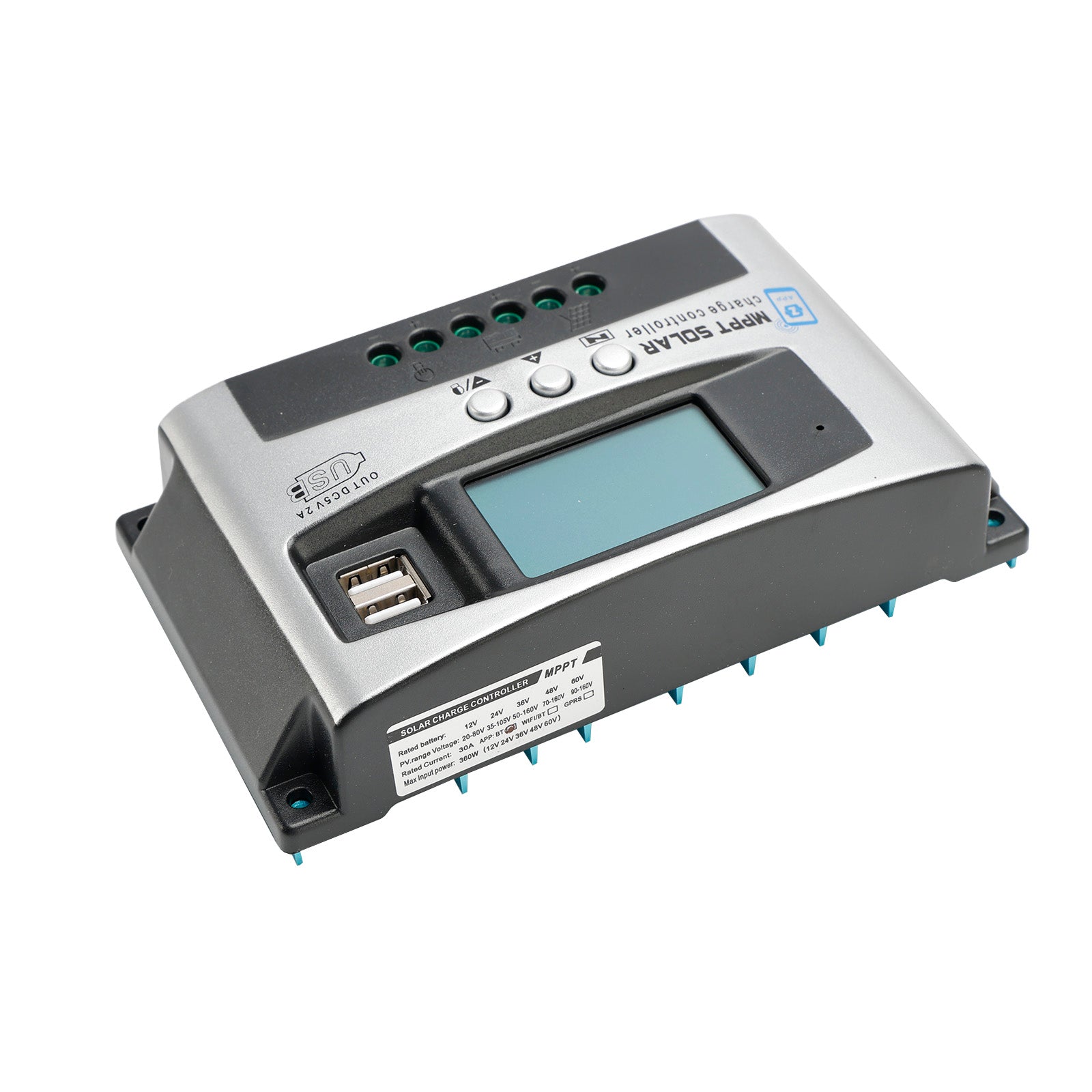 30A/40A MPPT 고 에너지 태양열 컨트롤러 0V 시작 지능형 수리 배터리