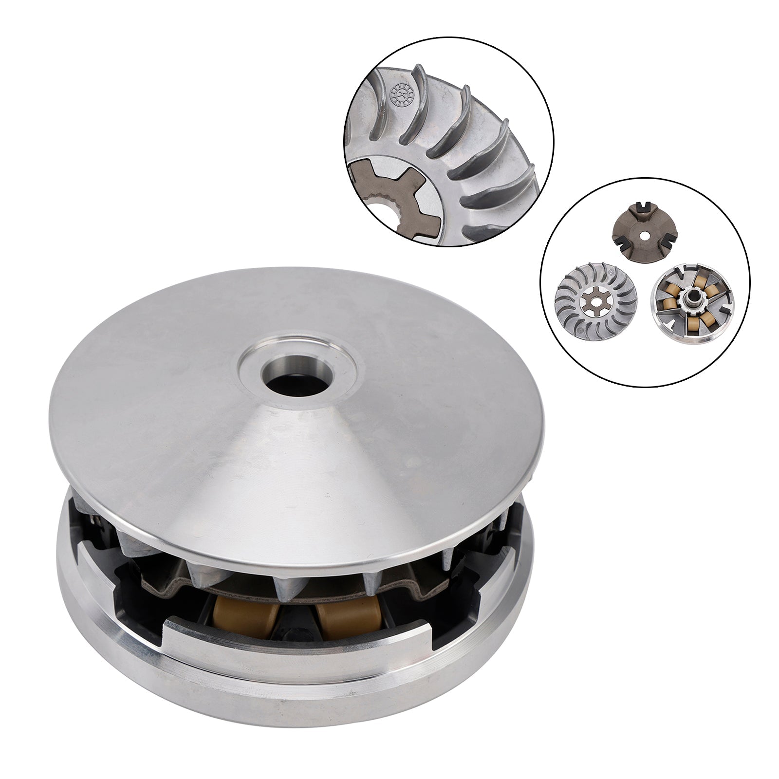 Front Clutch Variator Pulley Set 22102-116-000 For Adly Atv 50 V/Rs Supercross