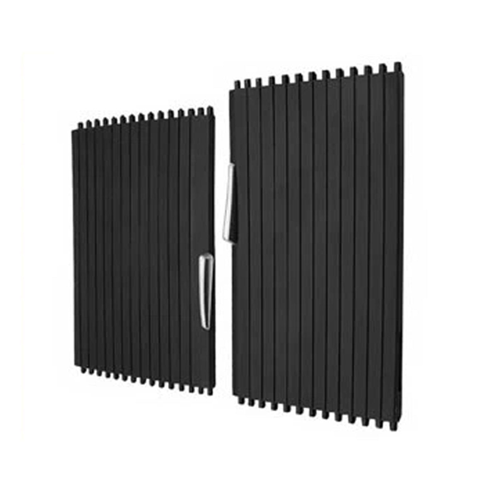 2Pcs Cup Console Holder Roller Blind Cover Tray For BMW X5 X6 E70 E71 2007-2014