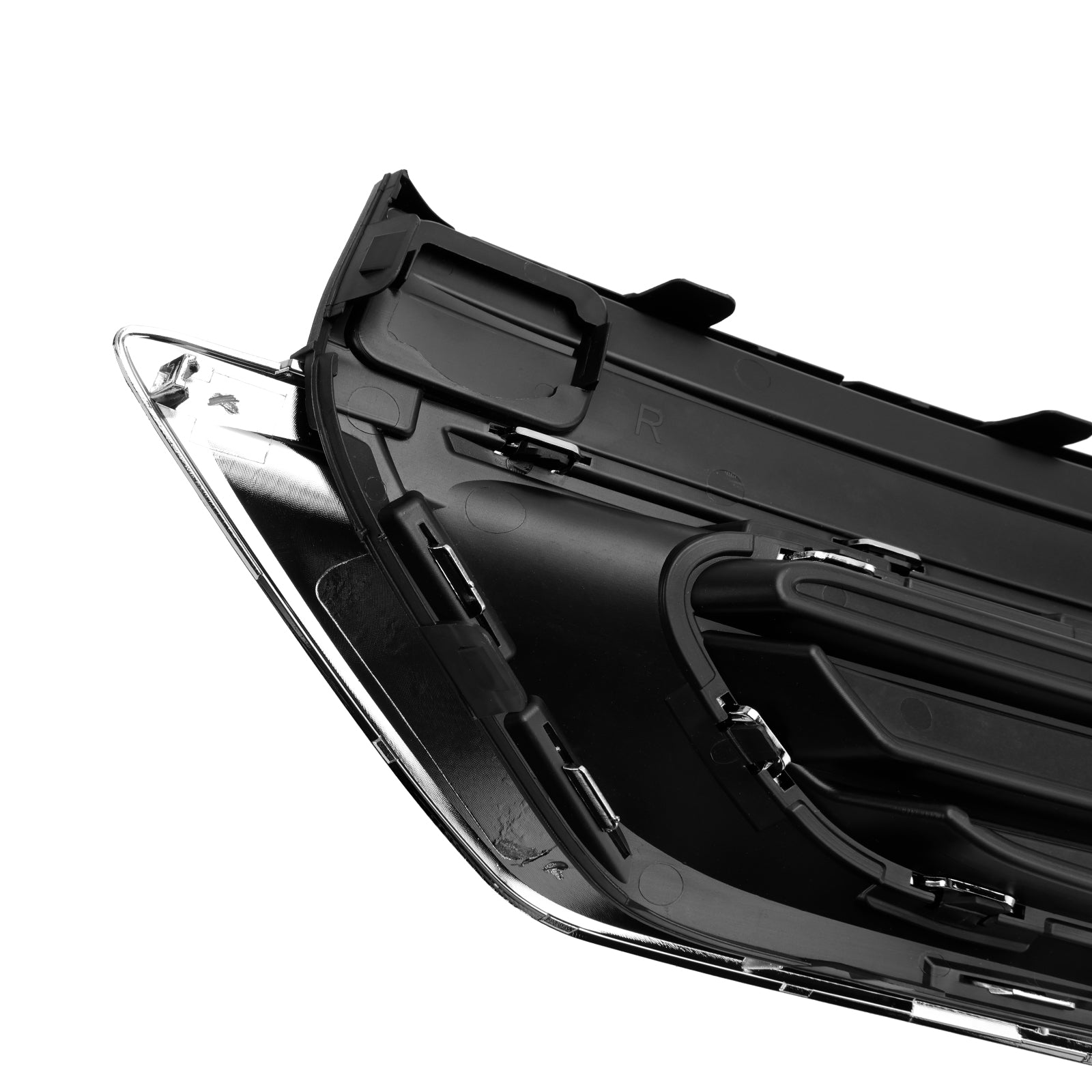 2pcs 전면 범퍼 안개 조명 그릴 그릴 안개 램프 그릴 피트 볼보 XC90 2021-2024