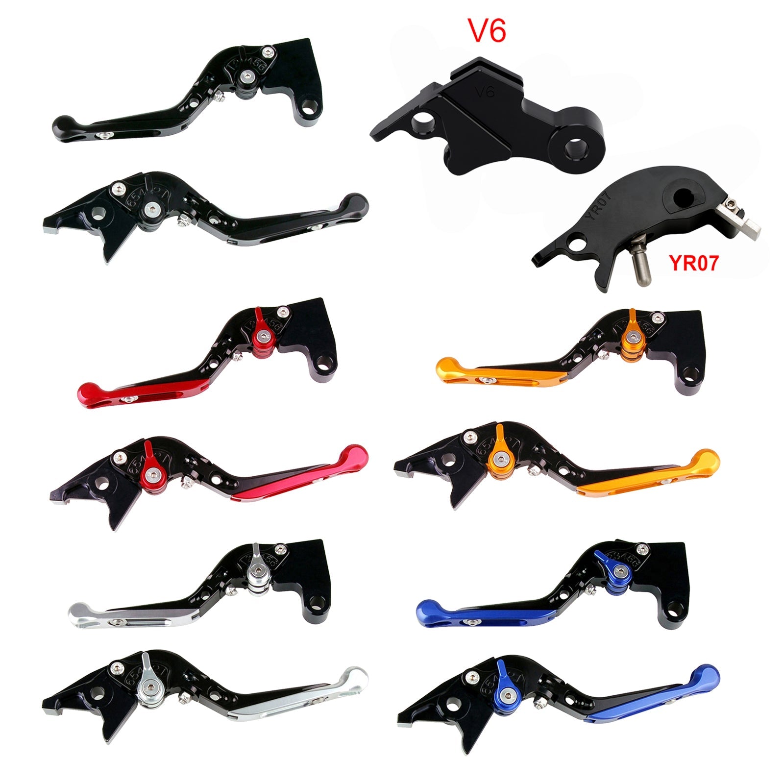 Adjustable Clutch Brake Lever fit for YAMAHA XSR900 XSR900GP MT-09 MT-09SP 24-25