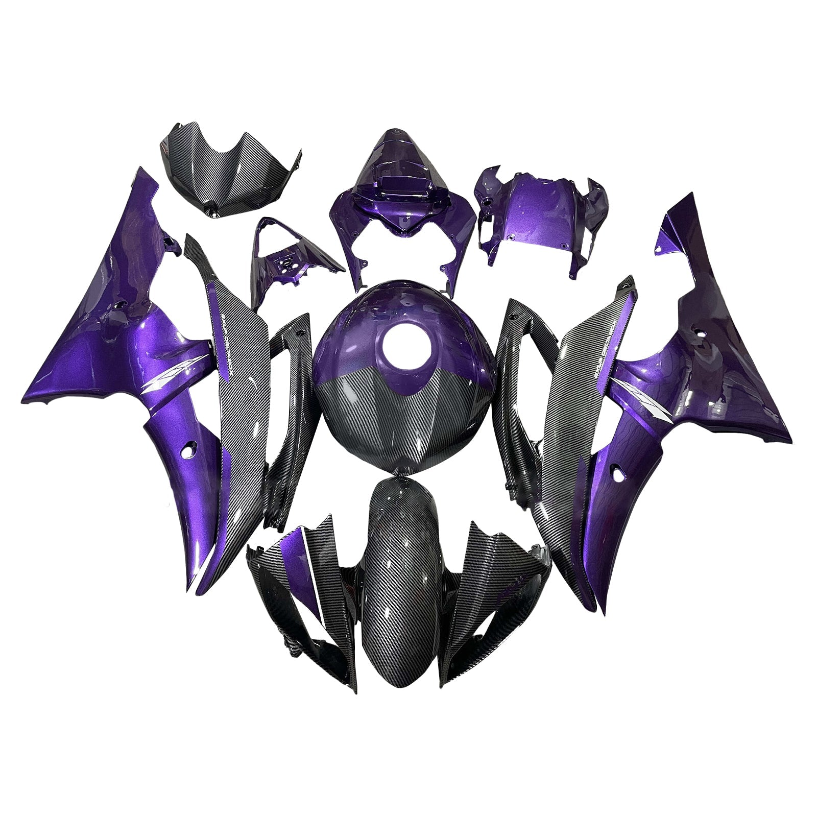 Injection Fairing Kit Bodywork Plastic ABS For Yamaha YZFR6 YZF-R6 2008-2016