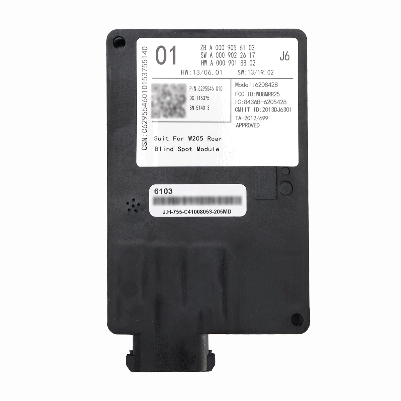 2015-2018 Mercedes C-Class W205 Lane Change Blind Spot Radar A0009056103