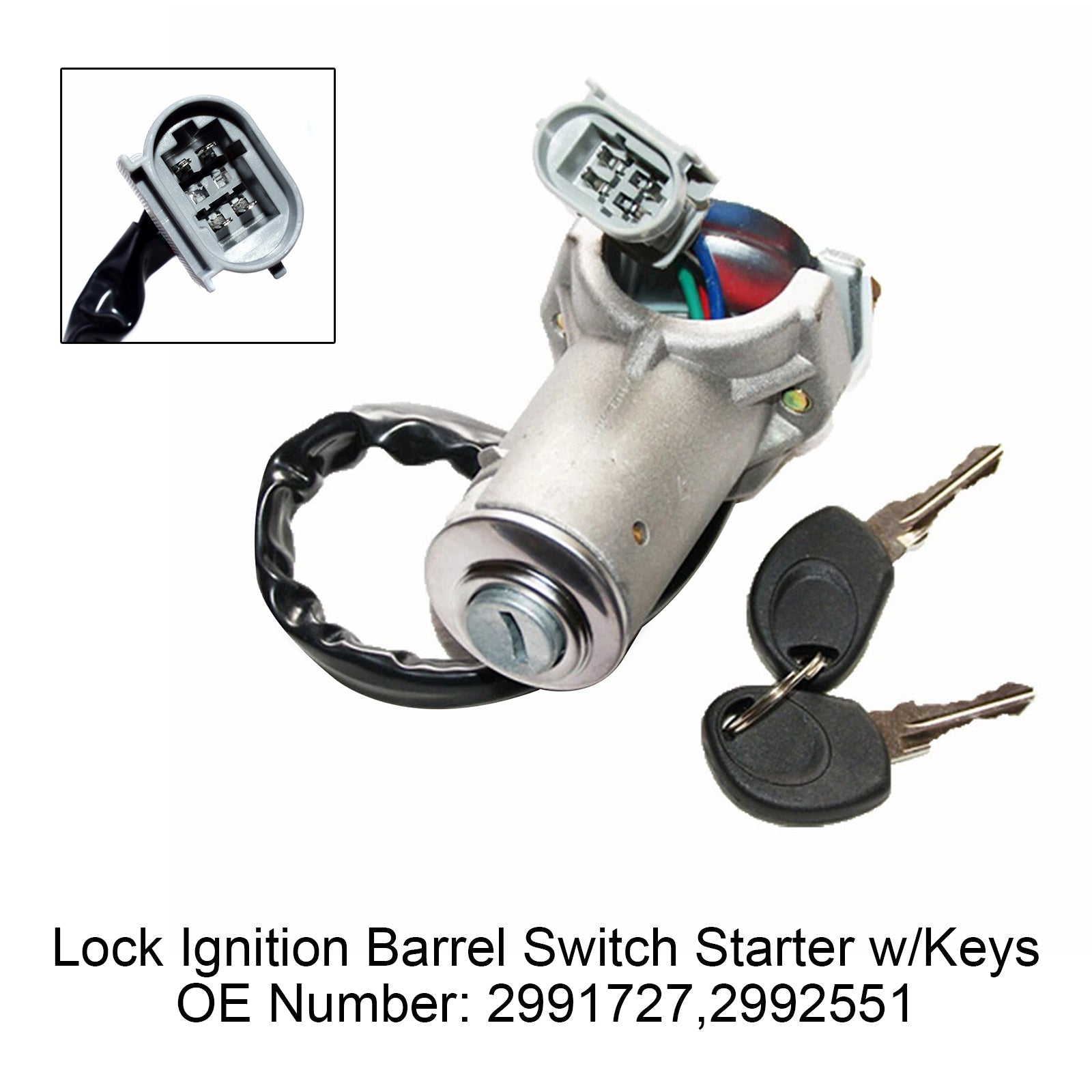 1999-2006 Iveco Daily Mk3 Lock Ignition Barrel Switch Starter w/Keys 2991727