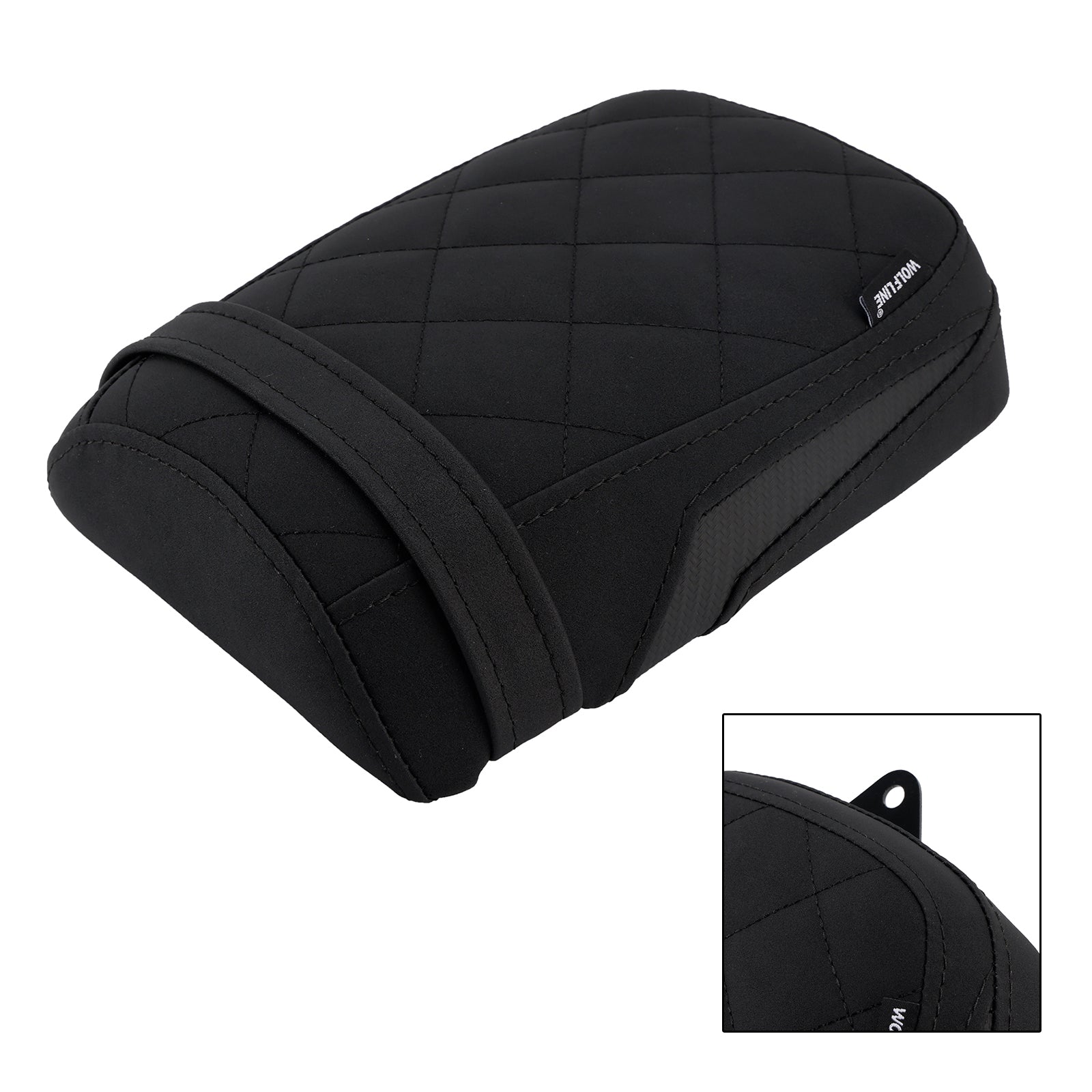 2024-2025 Kawasaki Eliminator 500 Rear Seat Passenger Cushion Flat Pu Black