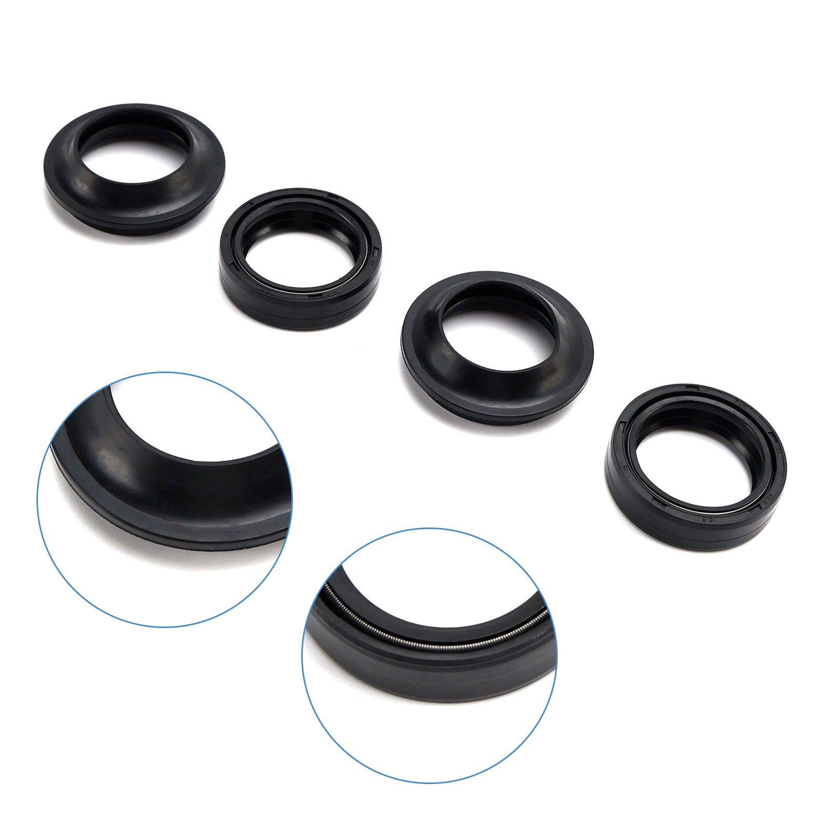 Fork Seal and Dust Kit for Yamaha TTR125 TY125 YBR125 DT125 RD125 1974-2014 Generic