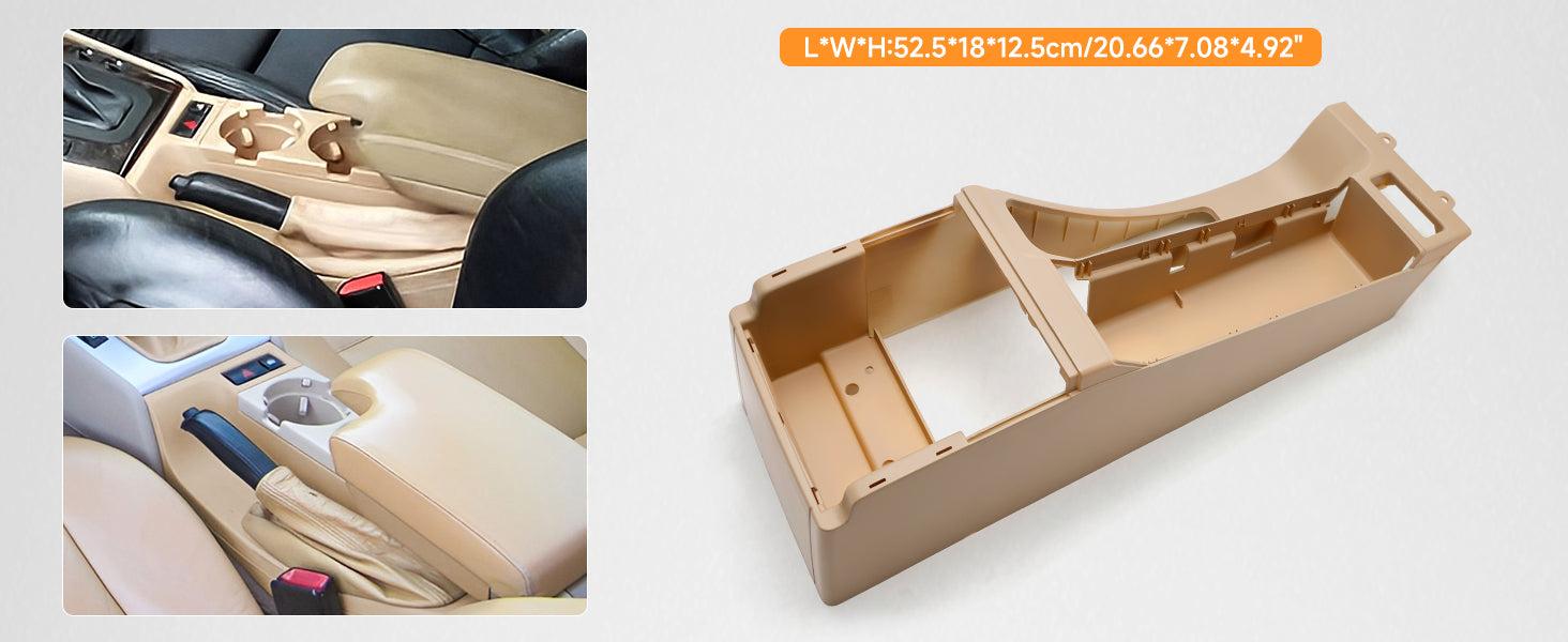 2002-2006 BMW E46 325i 328i Center Console Armrest Trim Base For Left Hand Drive