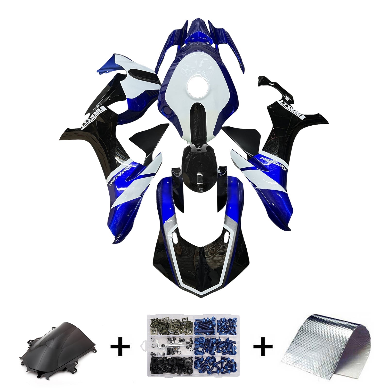 Injection Fairing Kit Bodywork Plastic ABS For Yamaha YZFR1 YZF-R1 2015-2019