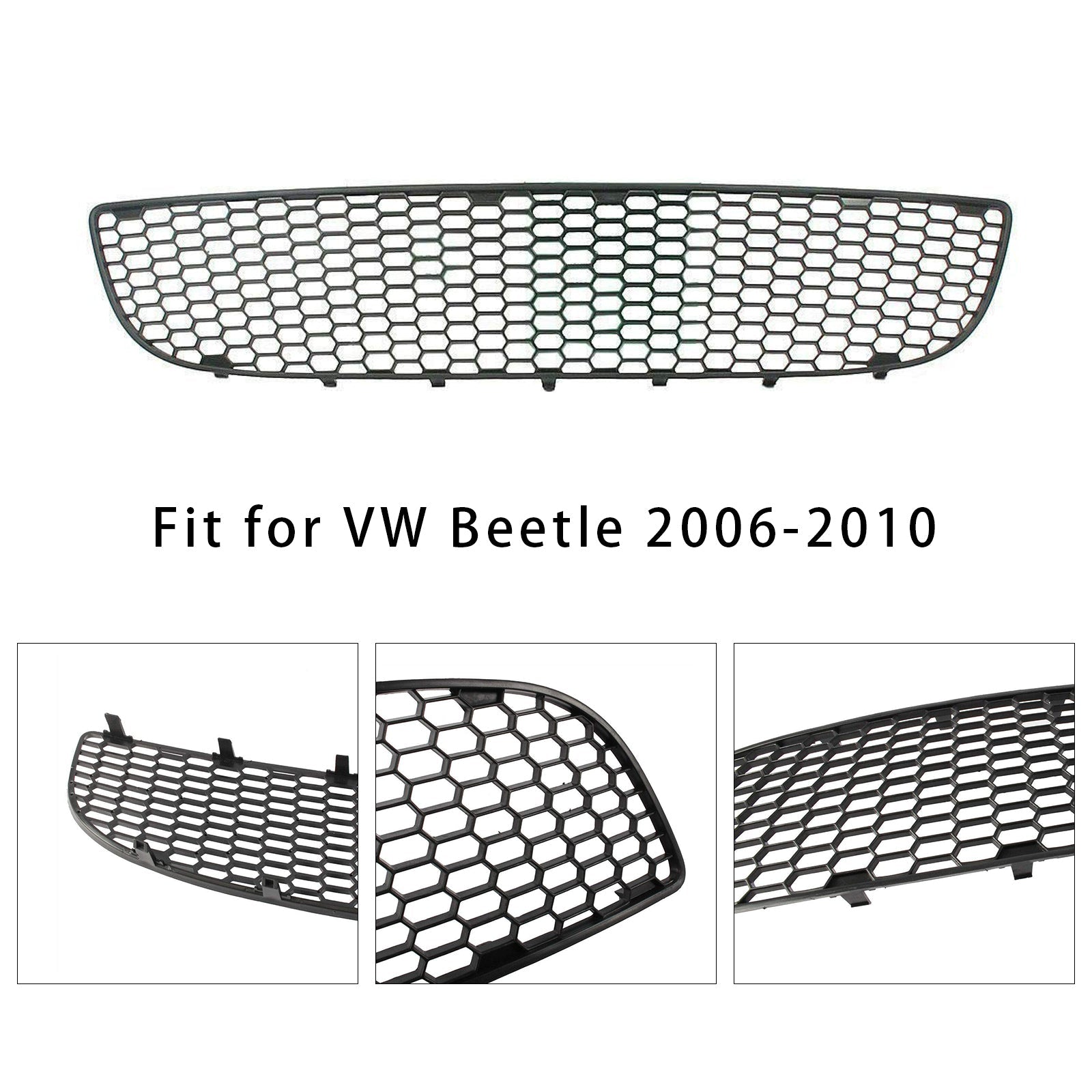 2006-2010 VW Beetle Front Lower Bumper Center Honeycombed Mesh Grille