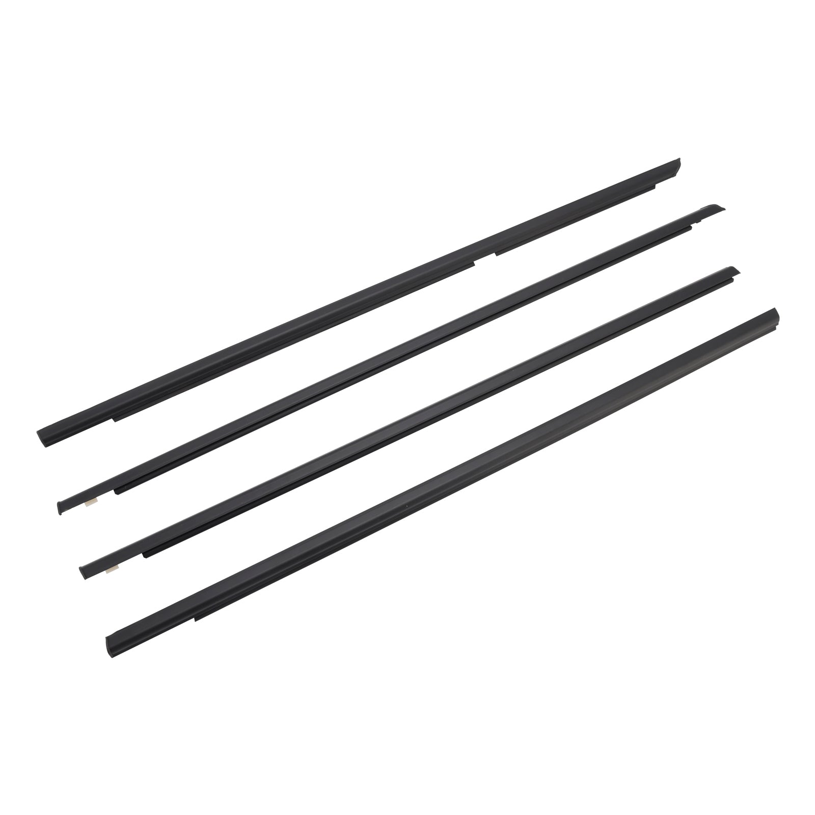 2009-2013 Suzuki Grand Vitara 4PCS Door Glass Belt Outer Molding Weatherstrip