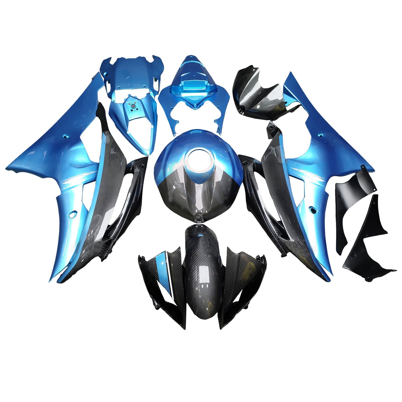 Injection Fairing Kit Bodywork Plastic ABS For Yamaha YZFR6 YZF-R6 2008-2016