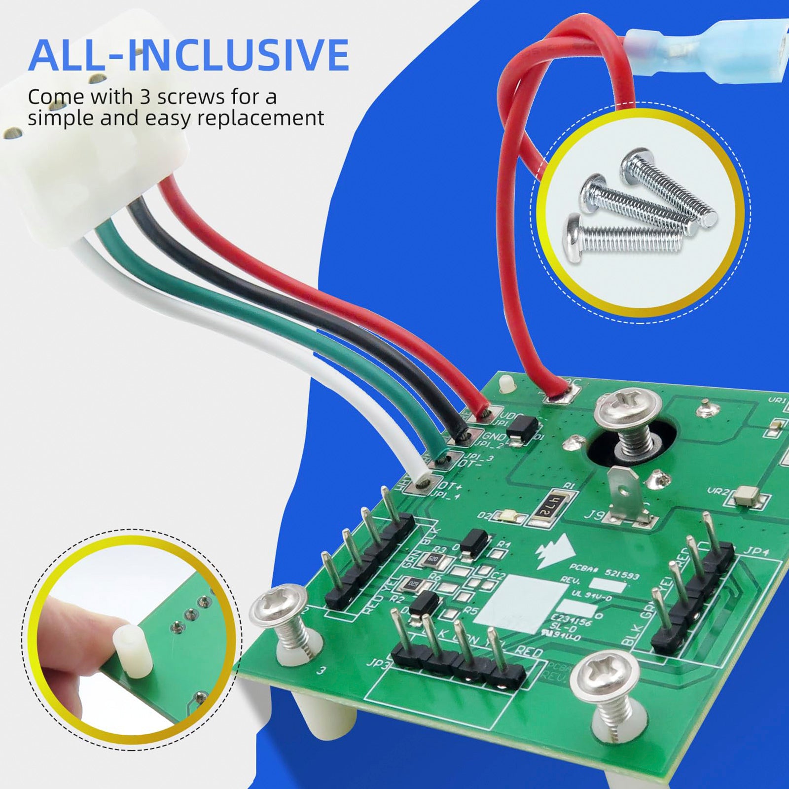 SCQ Surge Board 521218 For Pentair Intellitouch/Easytouch Load Center