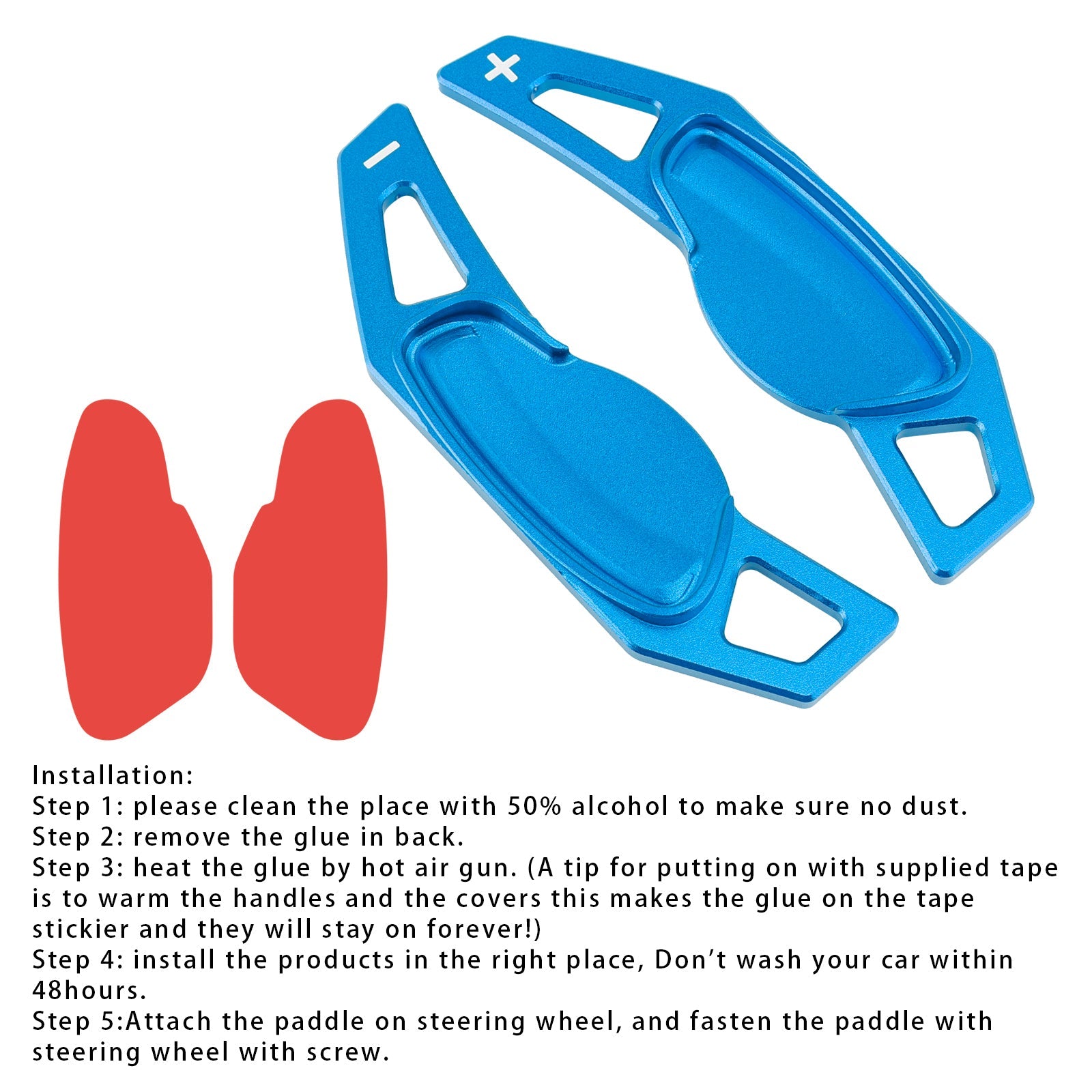 Steering Wheel Paddle Shifter Extension For Smart Aluminium